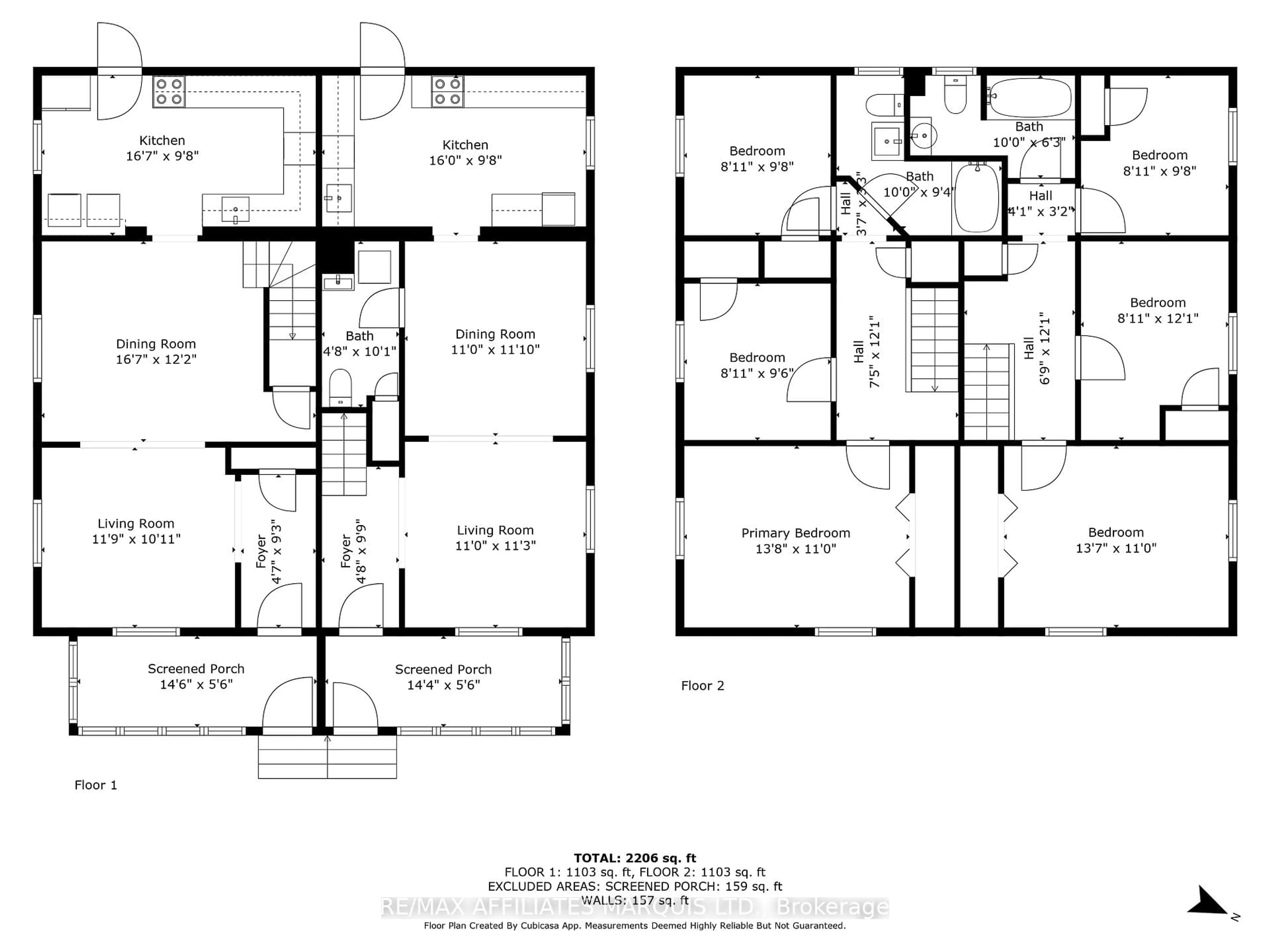 Floor plan for 312-314 Amelia St, Cornwall Ontario K6H 3P5