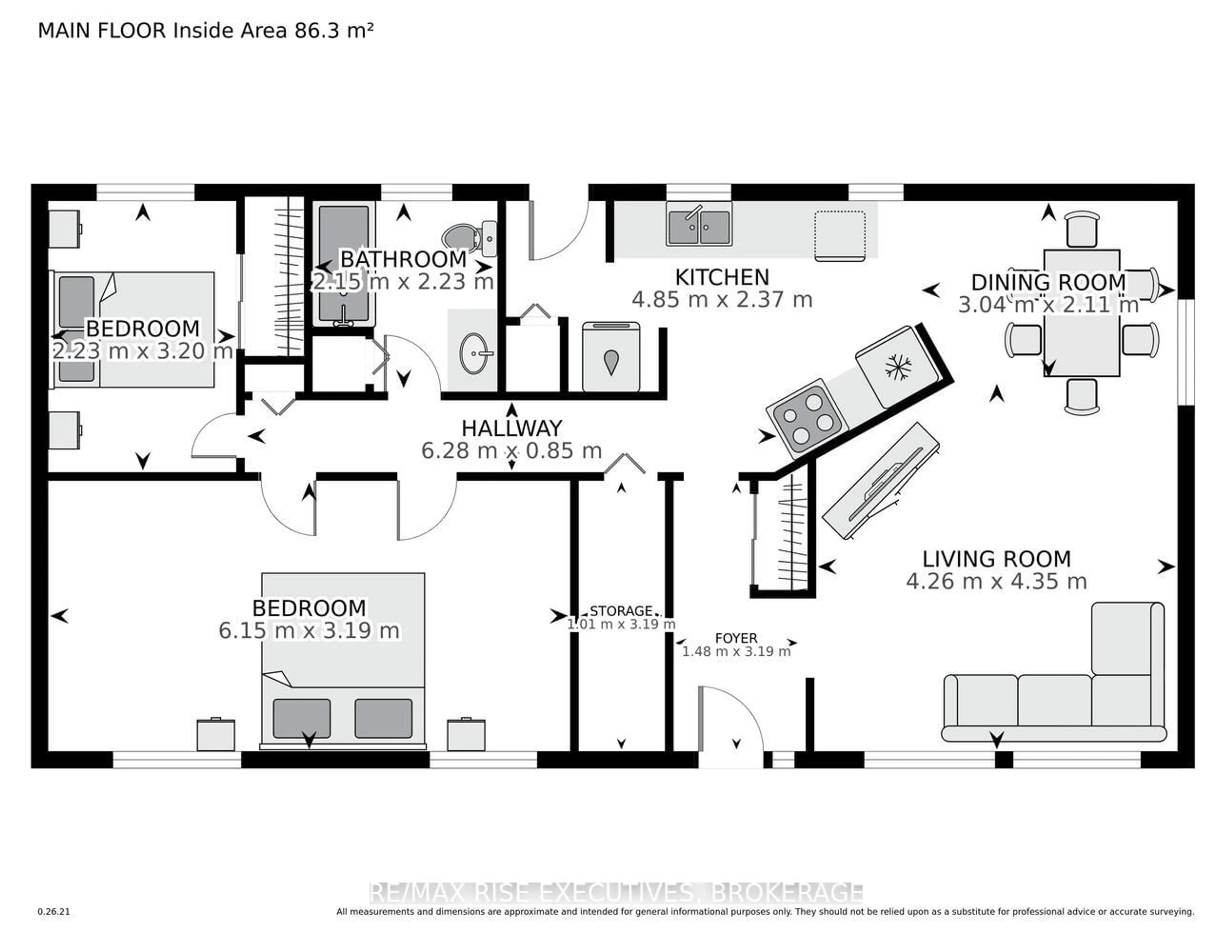 Floor plan for 1871 Oxford Ave #20, Elizabethtown-Kitley Ontario K6V 7V5