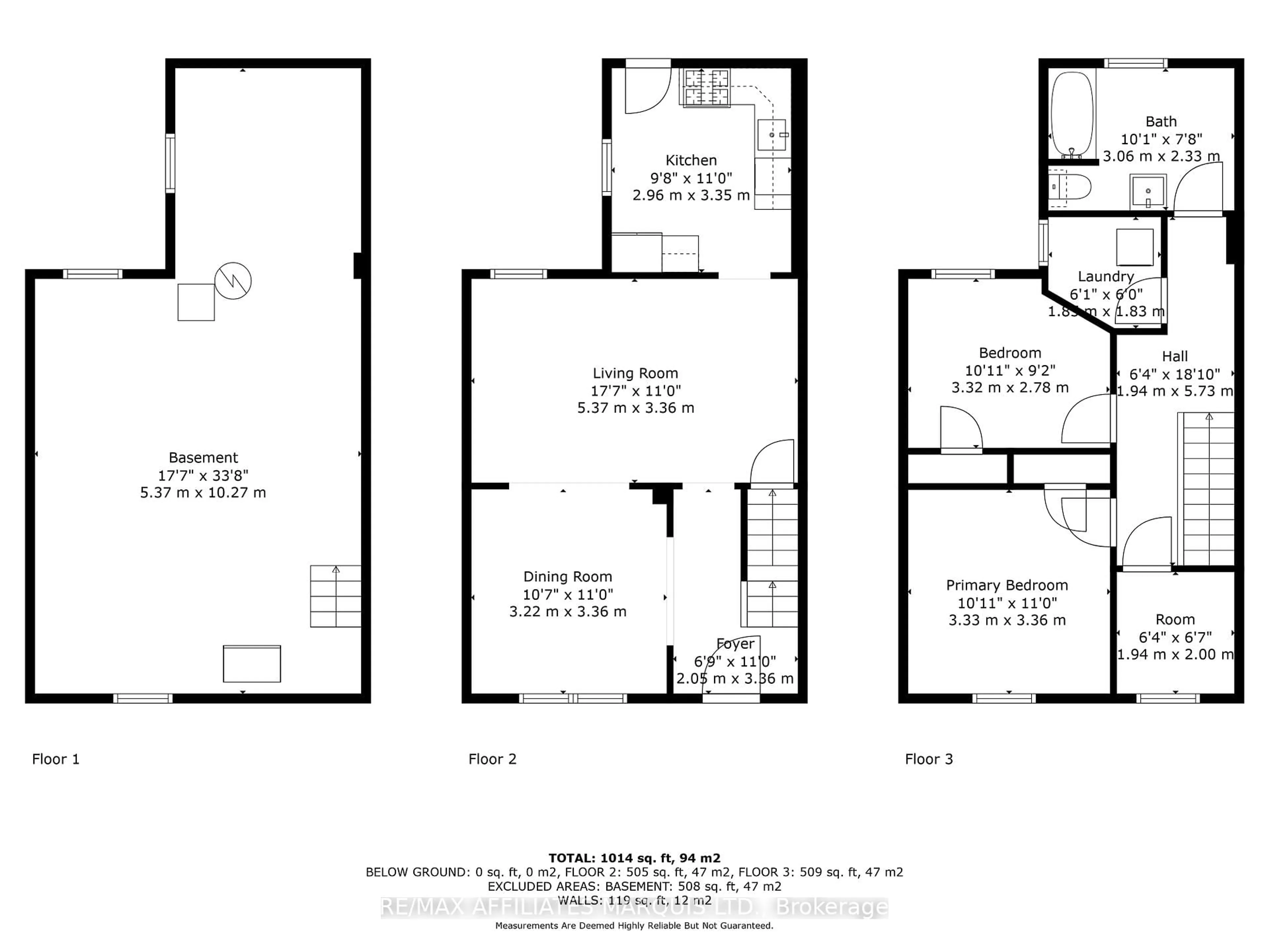 Floor plan for 120 First St, Cornwall Ontario K6J 3R9