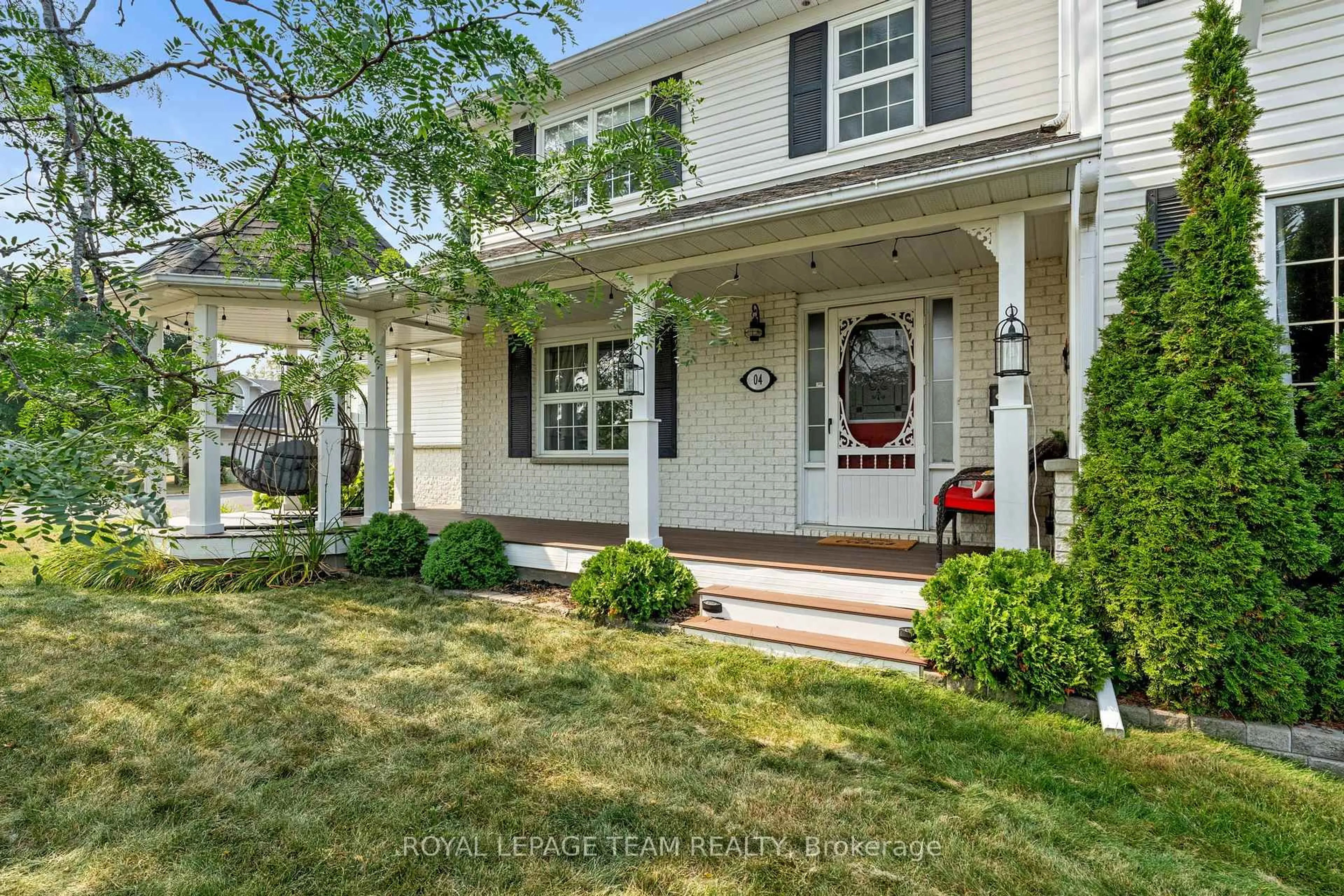 Home with vinyl exterior material, street for 4 Candow Cres, Ottawa Ontario K2S 1K6