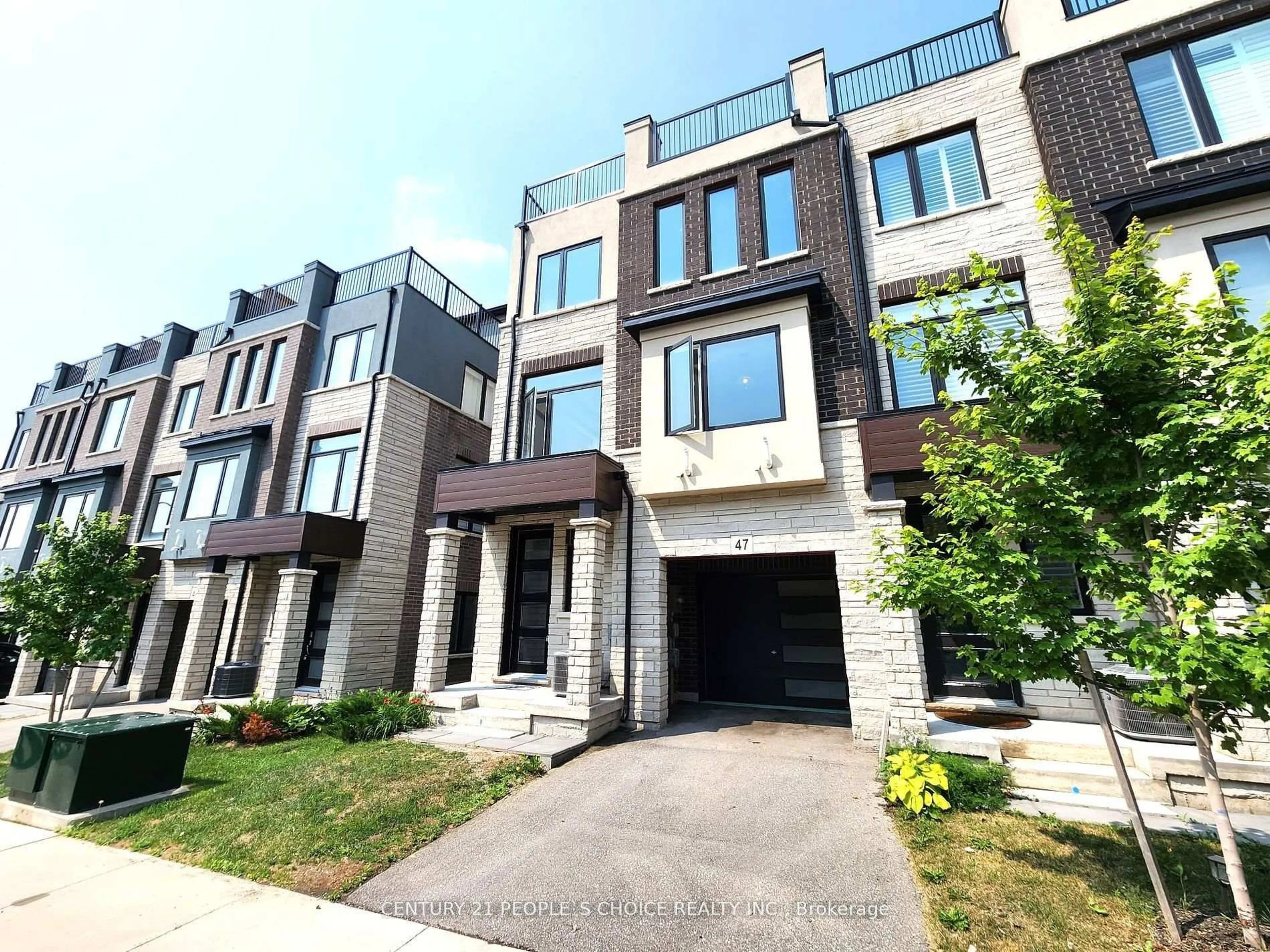 Home with brick exterior material, street for 314 Equestrian Way #47, Cambridge Ontario N3E 0E2