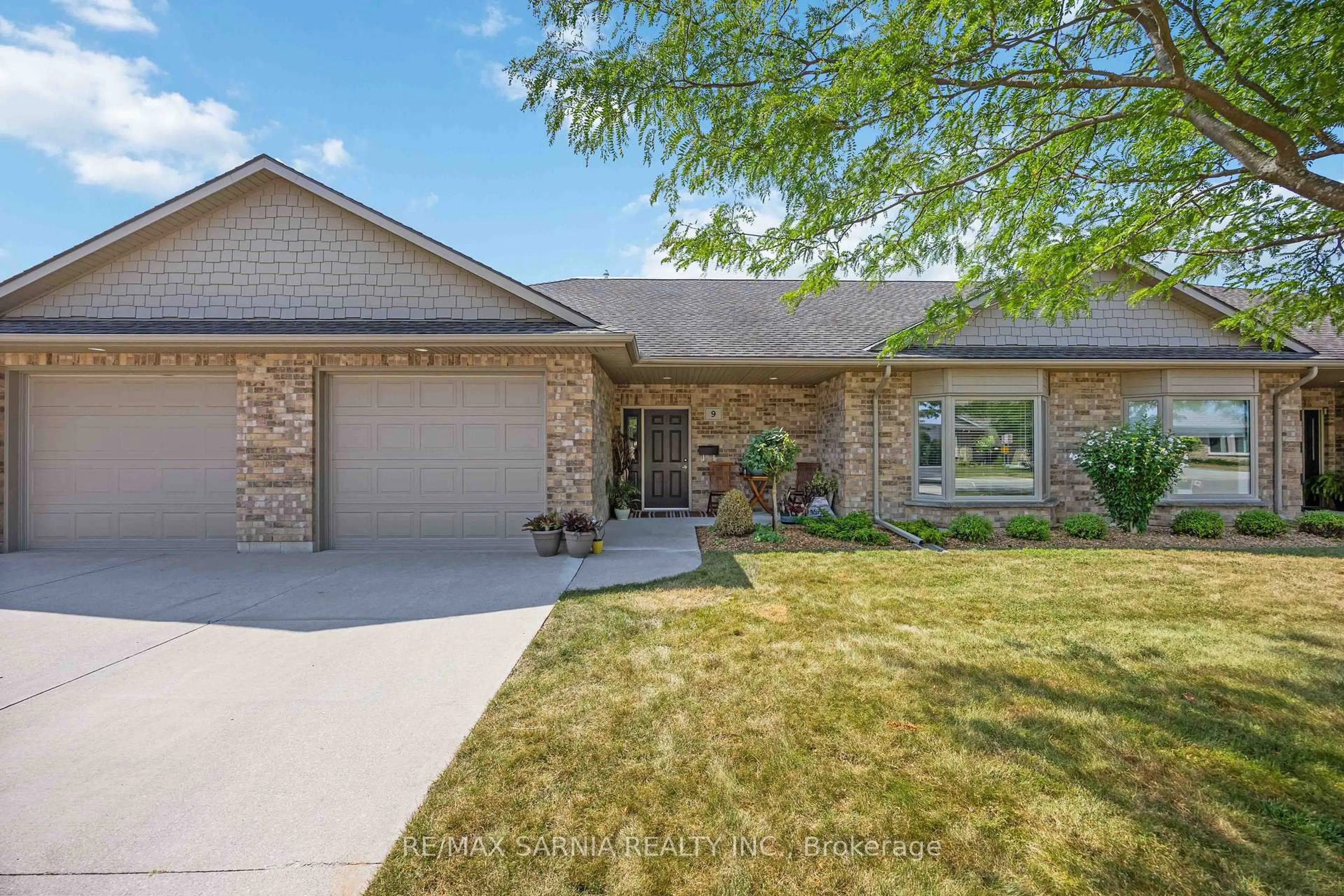 Home with brick exterior material, street for 5969 TOWNSEND Line #9, Lambton Shores Ontario N0N 1J0