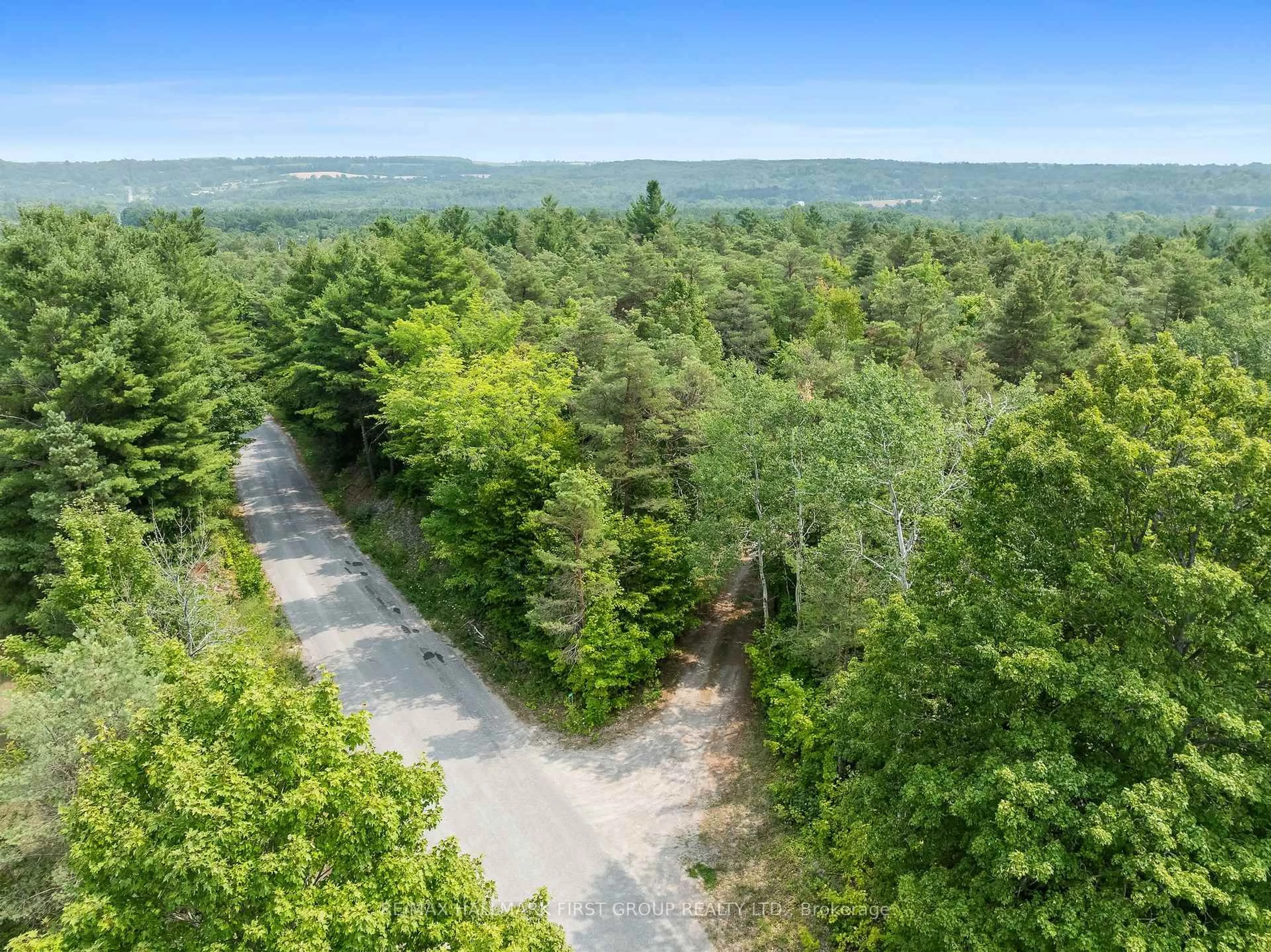 A pic from outside/outdoor area/front of a property/back of a property/a pic from drone, forest/trees view for 501 Zion Line, Cavan Monaghan Ontario L0A 1G0