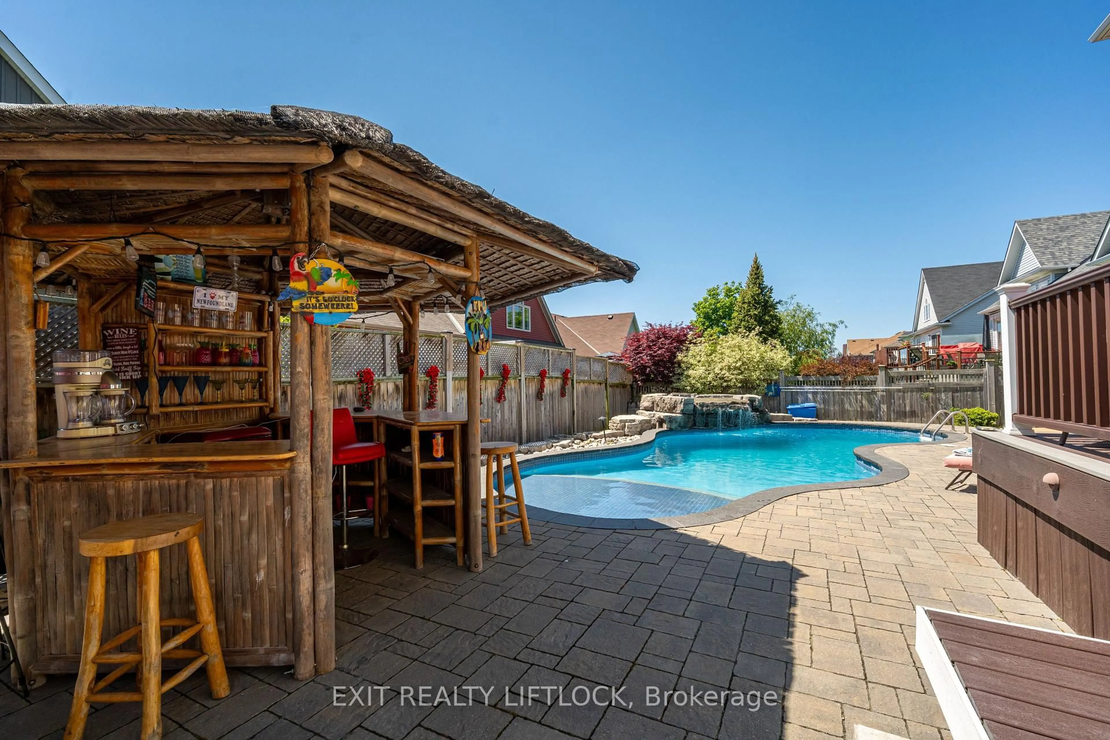 Patio, water/lake/river/ocean view for 399 Lakeshore Rd, Port Hope Ontario L1A 0A4