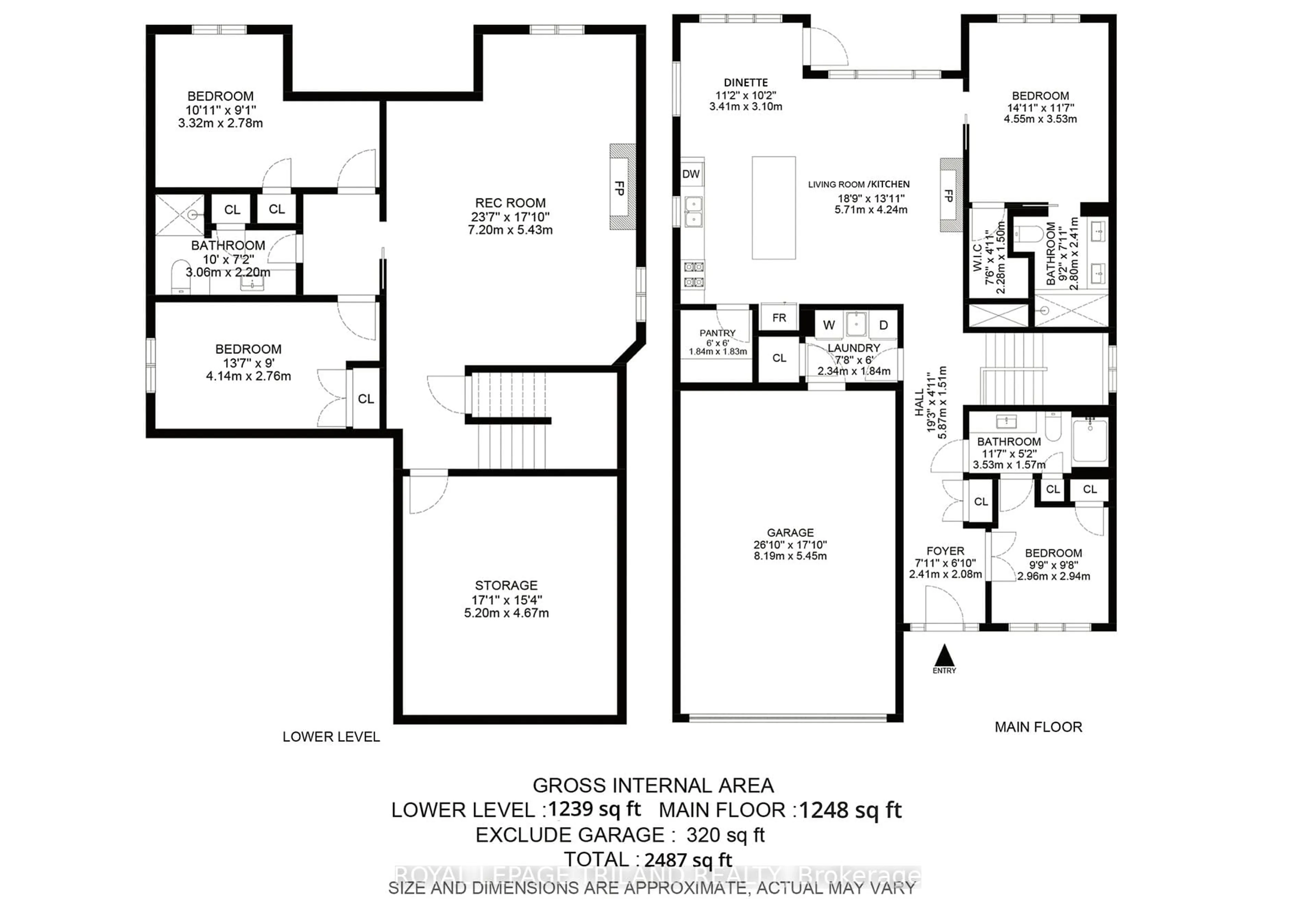 Floor plan for 91 Gill Rd, Lambton Shores Ontario N0M 1T0