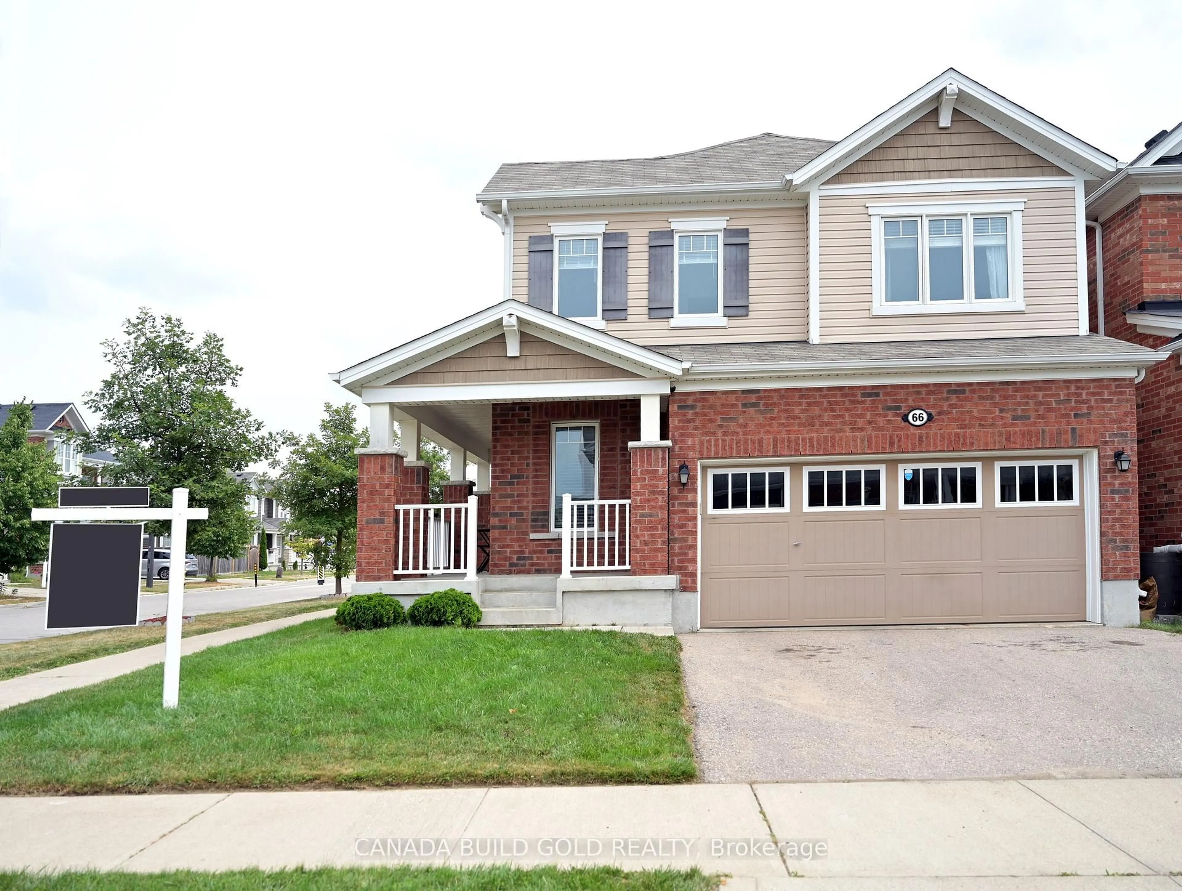 Home with brick exterior material, street for 66 Shoreacres Dr, Kitchener Ontario N2R 0K7