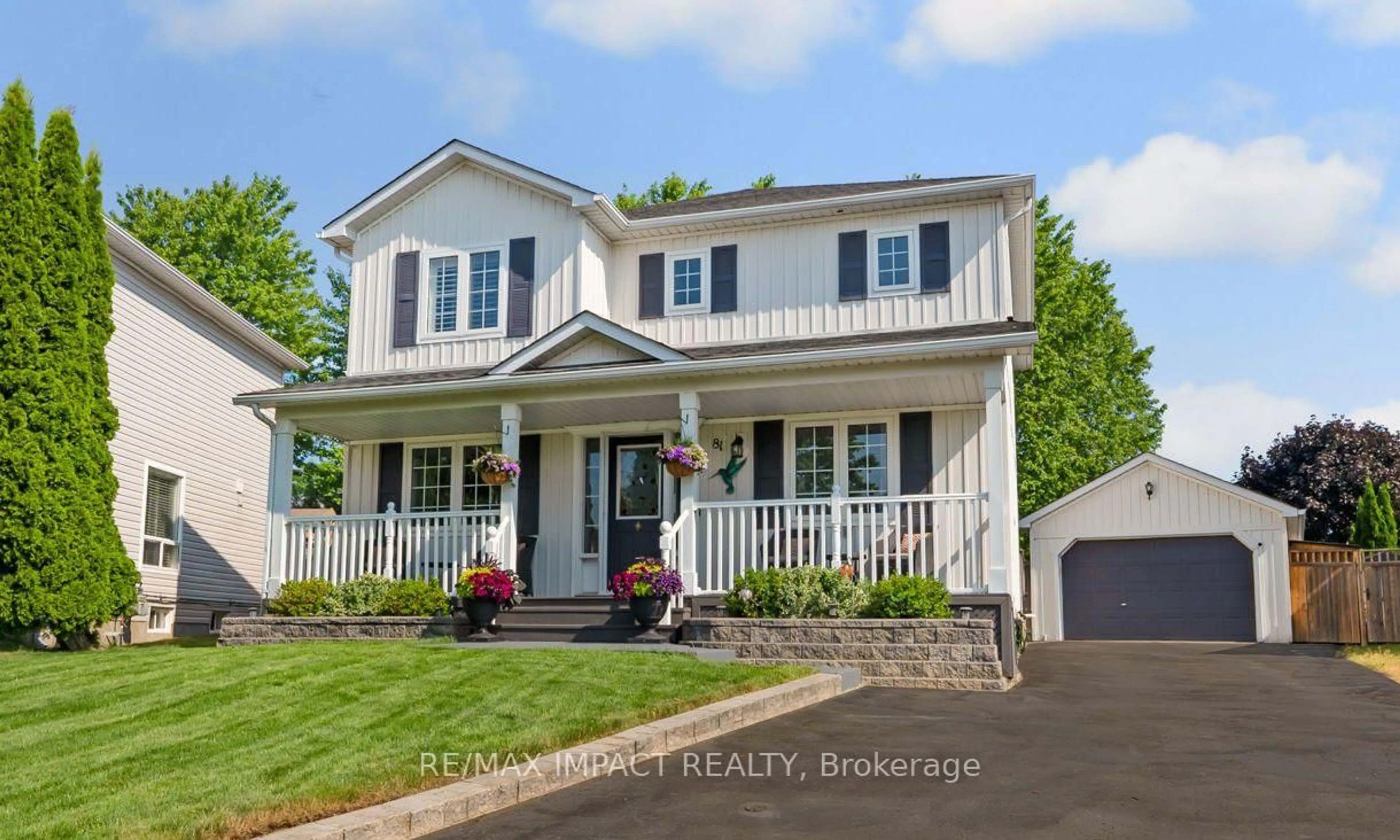 Home with vinyl exterior material, street for 81 Jarvis Dr, Port Hope Ontario L1A 4K5