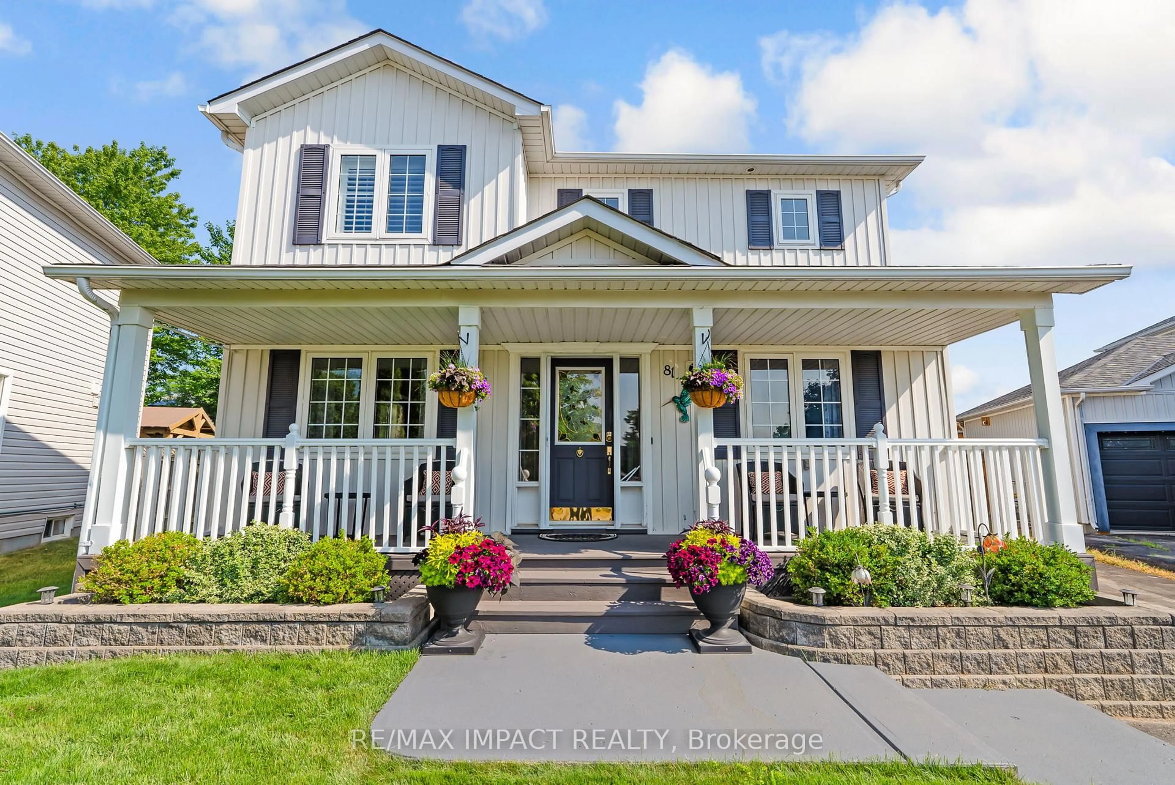 Home with vinyl exterior material, street for 81 Jarvis Dr, Port Hope Ontario L1A 4K5