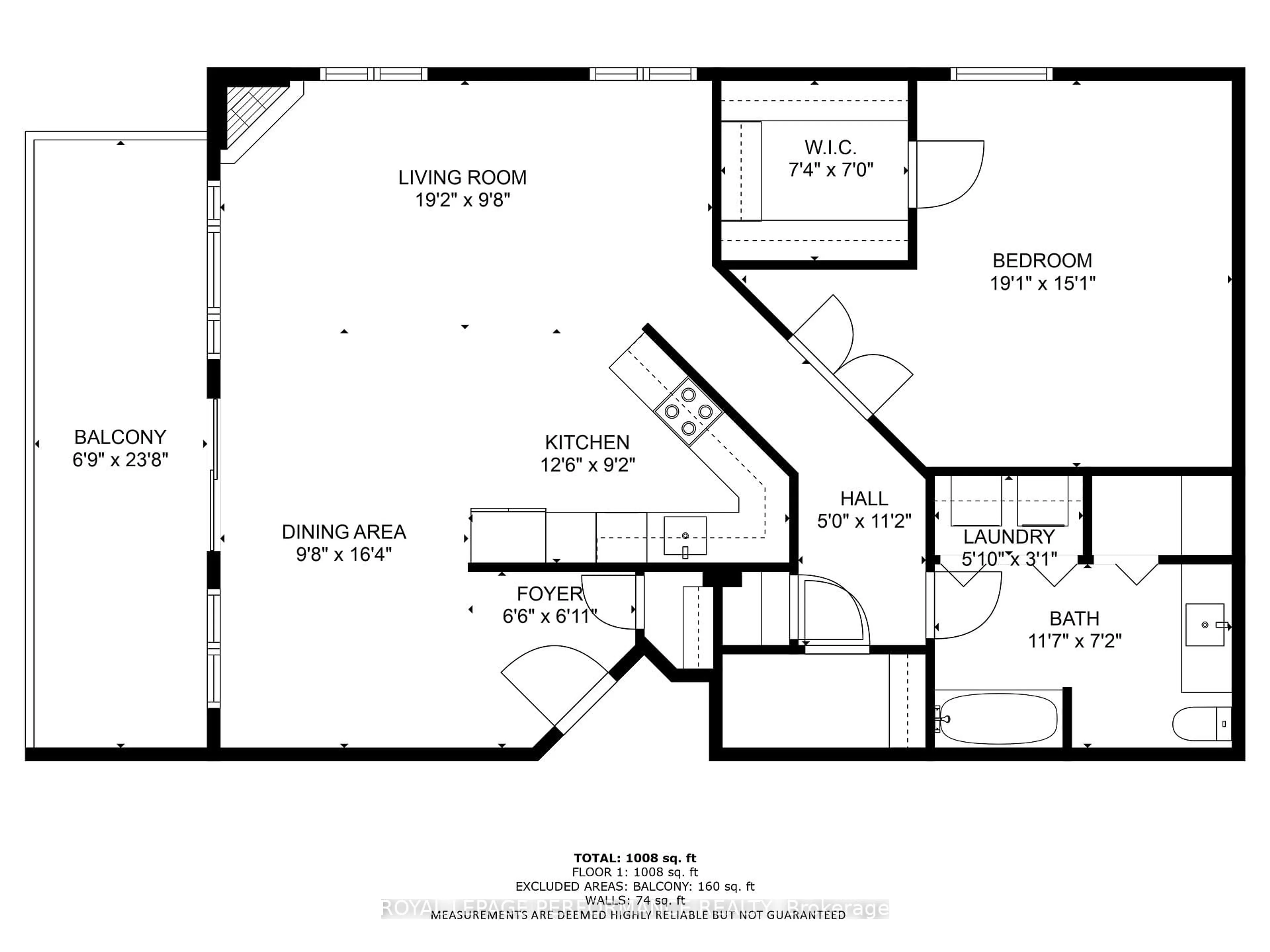 Floor plan for 225 Main St #304, Hawkesbury Ontario K6A 3R7