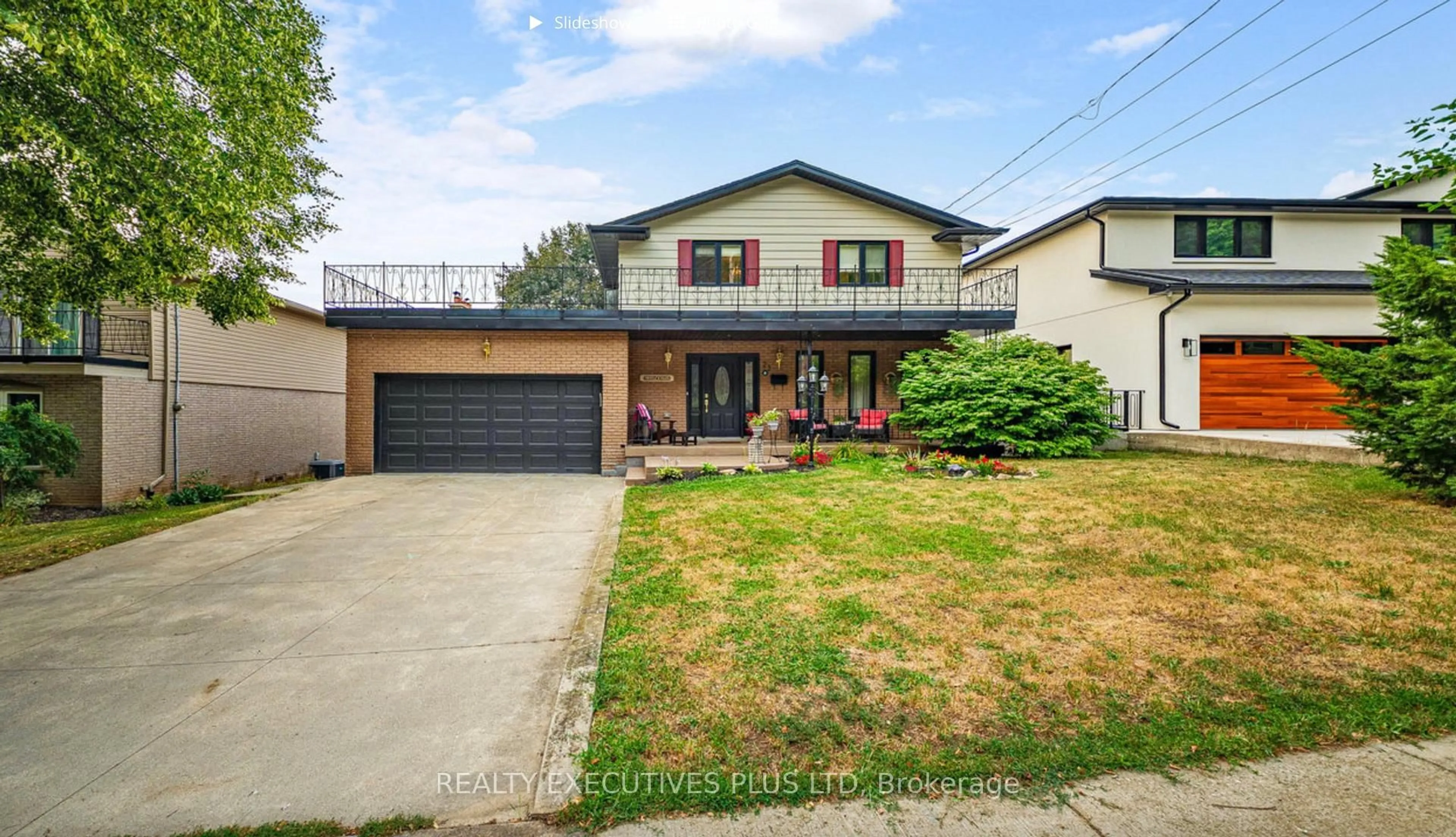 Home with vinyl exterior material, street for 23 Hildegard Dr, Hamilton Ontario L8K 5S1