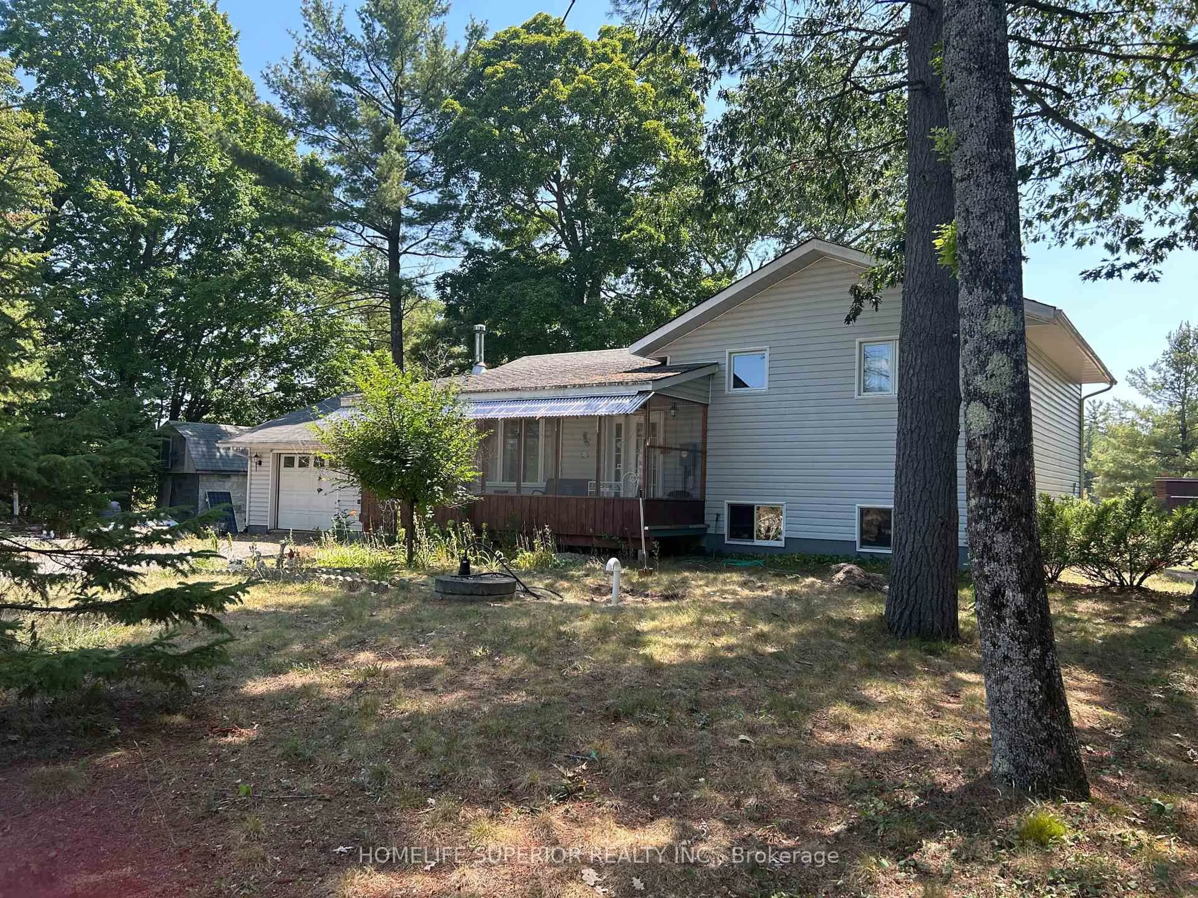 A pic from outside/outdoor area/front of a property/back of a property/a pic from drone, forest/trees view for 1004 Bateman Rd, Stirling-Rawdon Ontario K0K 3C0