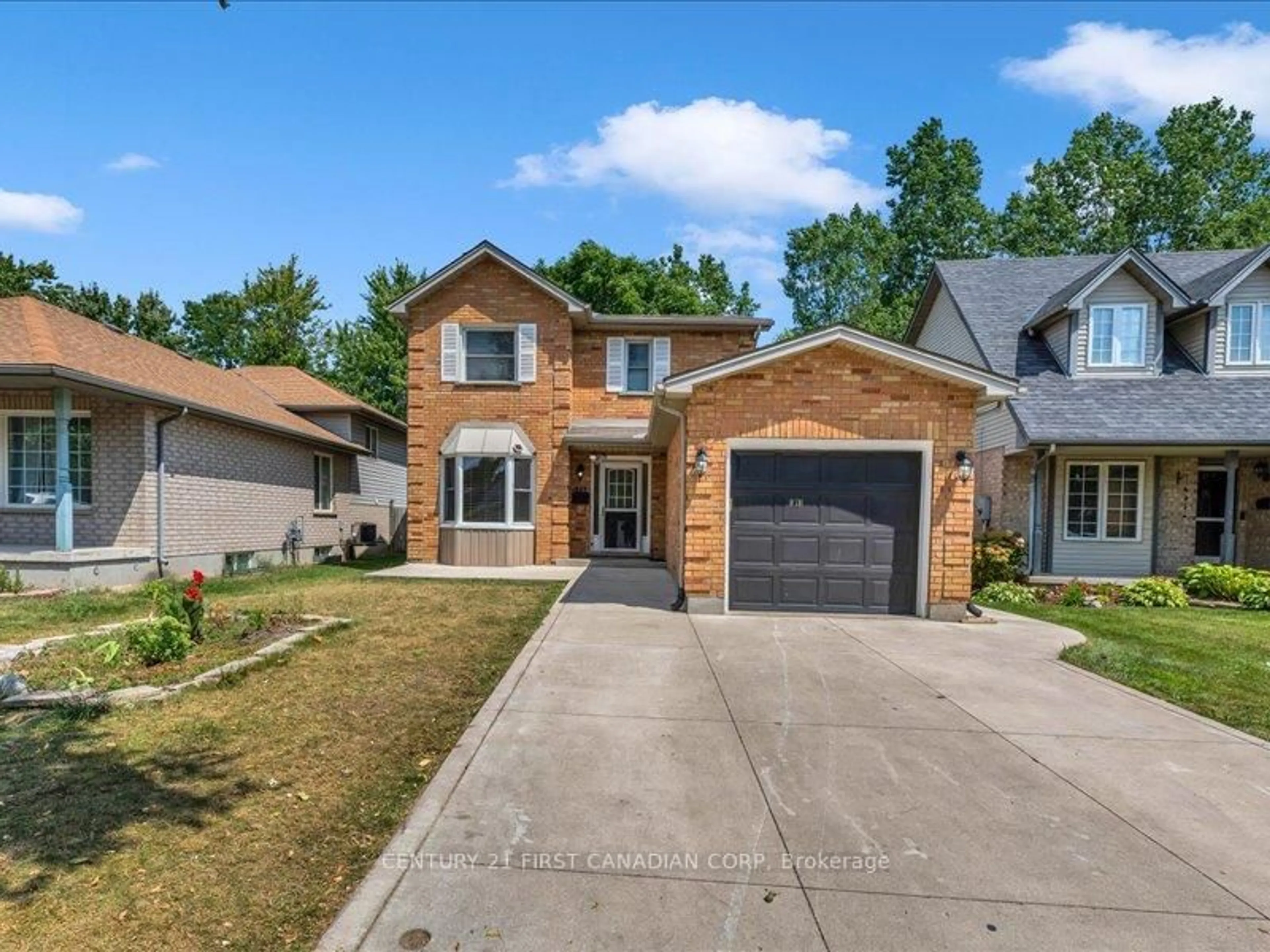 Home with brick exterior material, street for 213 Bournemouth Dr, London East Ontario N5V 4S8