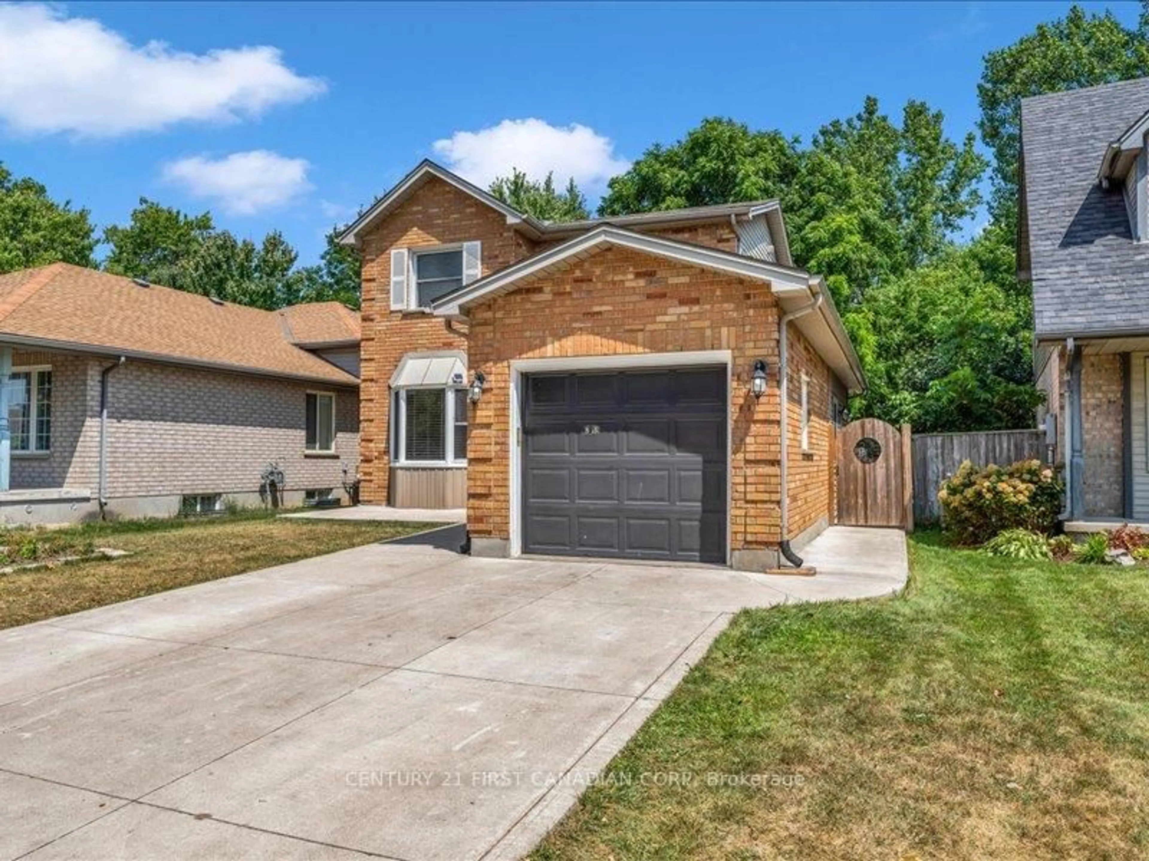 Home with brick exterior material, street for 213 Bournemouth Dr, London East Ontario N5V 4S8