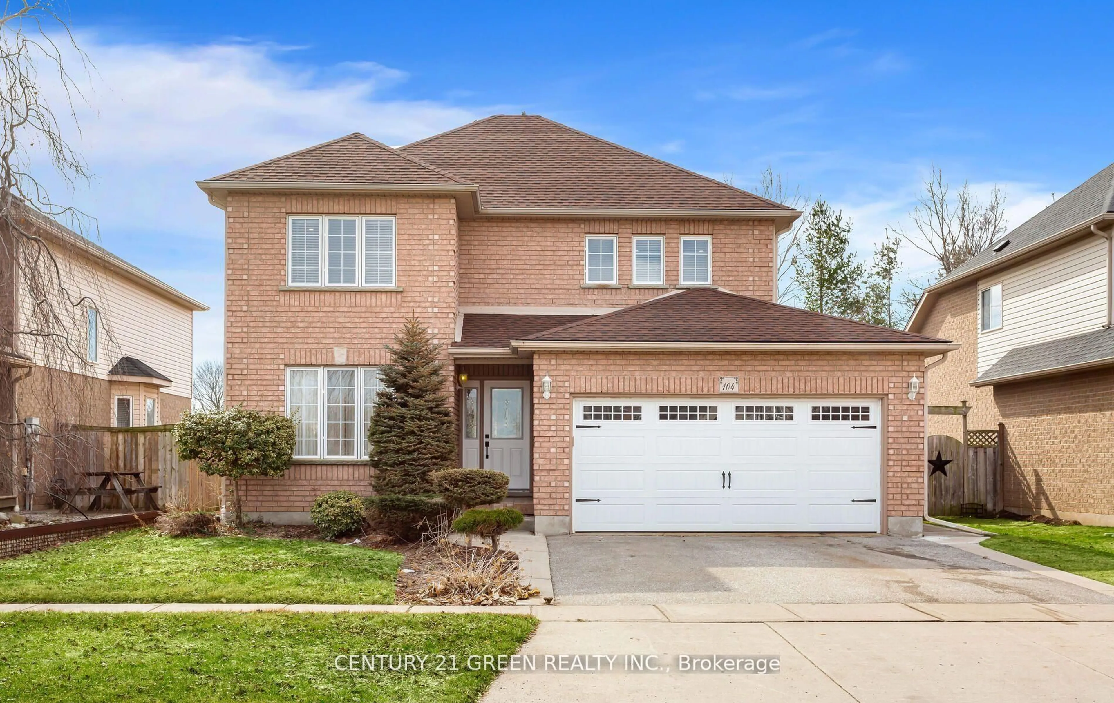 Home with brick exterior material, street for 104 Lilywood Dr, Cambridge Ontario N1P 1H1