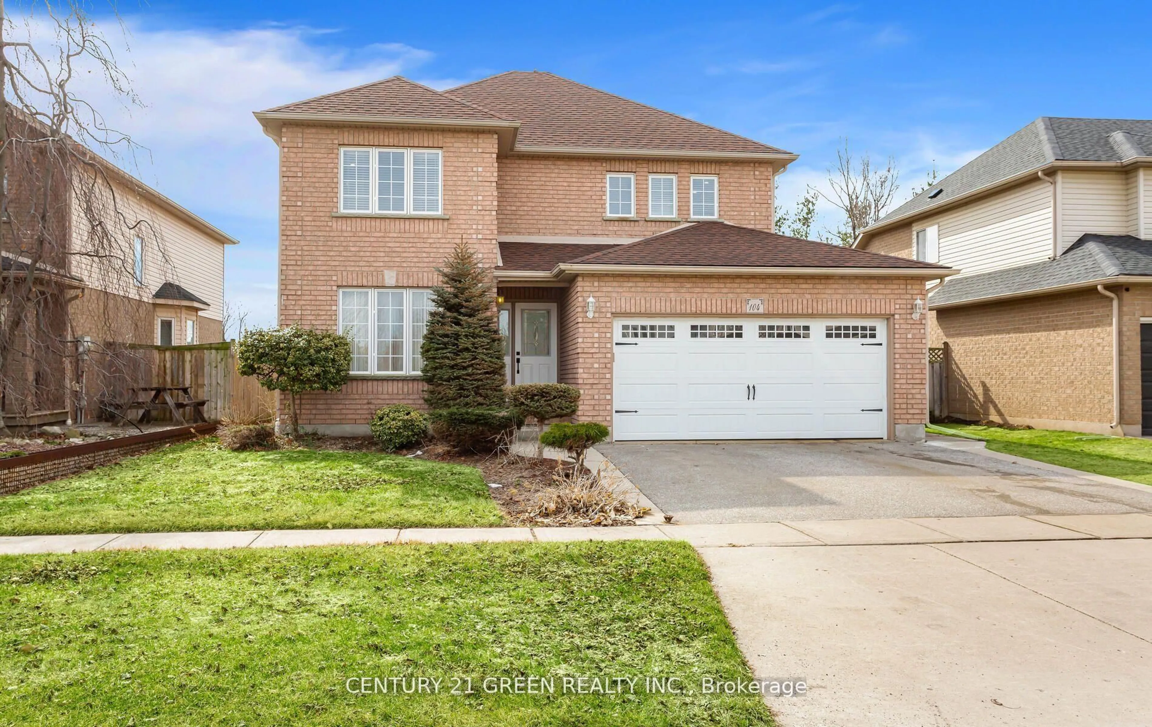 Home with brick exterior material, street for 104 Lilywood Dr, Cambridge Ontario N1P 1H1