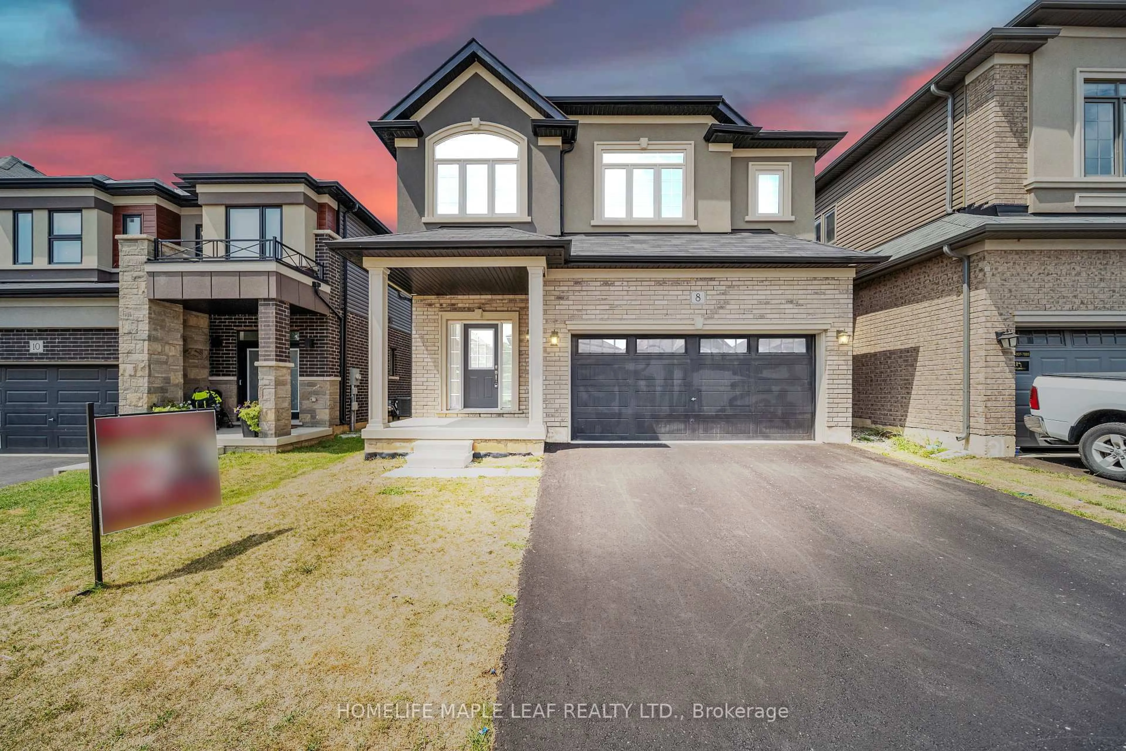 Home with brick exterior material, street for 8 Stauffer Rd, Brantford Ontario N3V 0B1