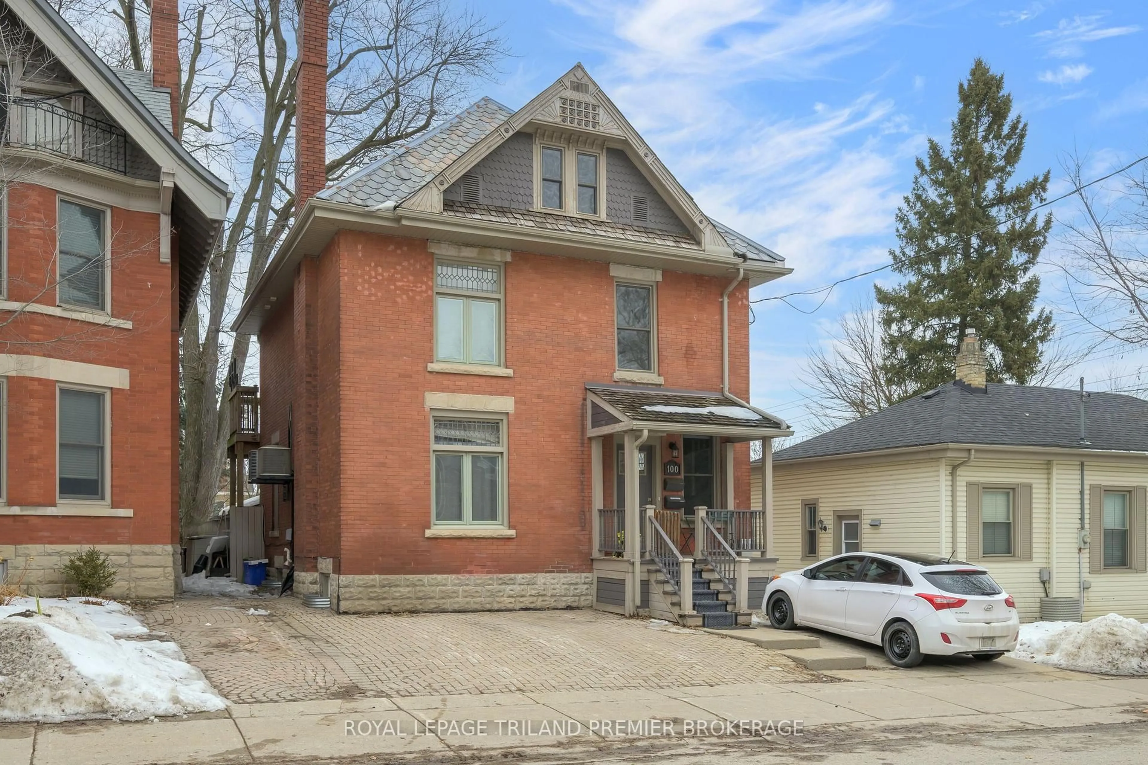 Home with brick exterior material, street for 100 Central Ave, London East Ontario N6A 1M4