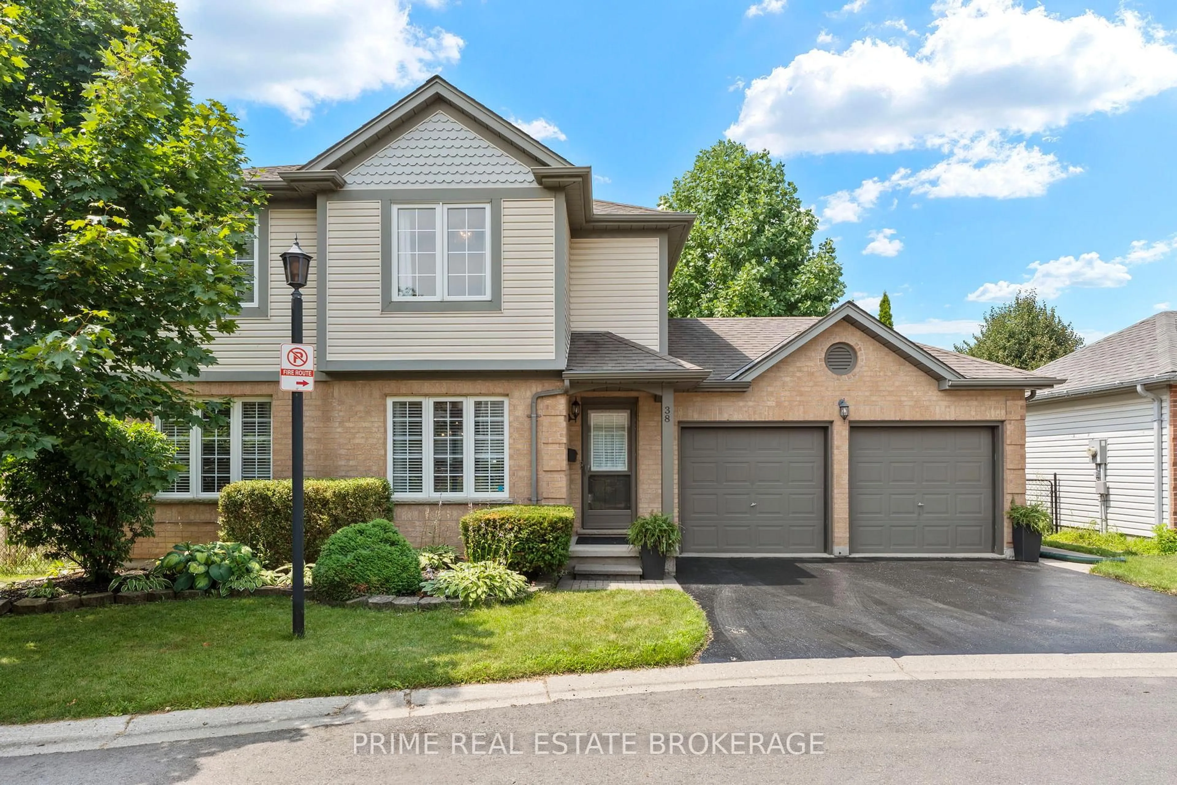 Home with brick exterior material, street for 335 Lighthouse Rd #38, London South Ontario N6M 1J8