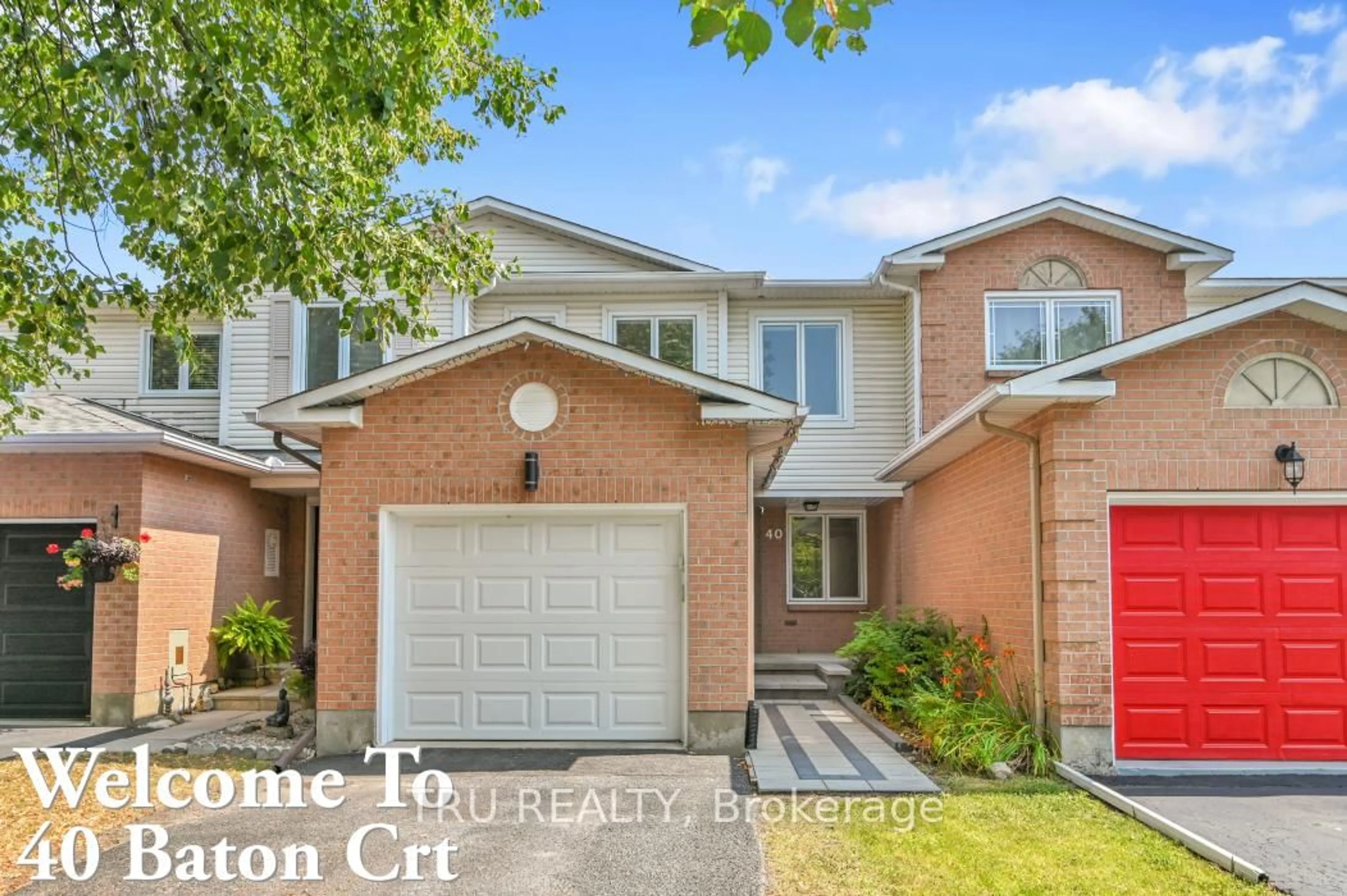 Home with brick exterior material, street for 40 Baton Crt, Kanata Ontario K2L 4C8