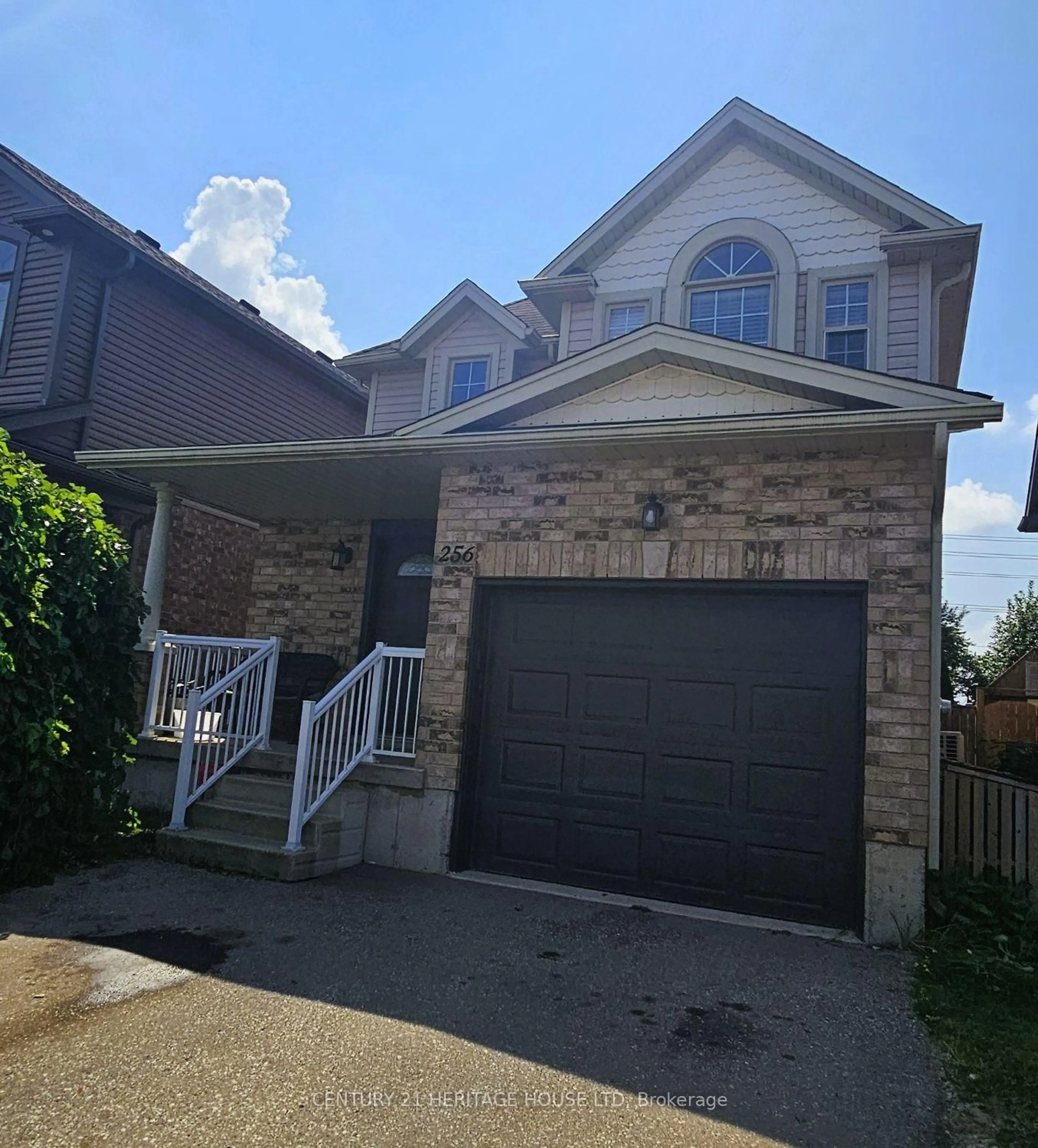 Home with brick exterior material, street for 256 Sienna Cres, Kitchener Ontario N2R 1T5