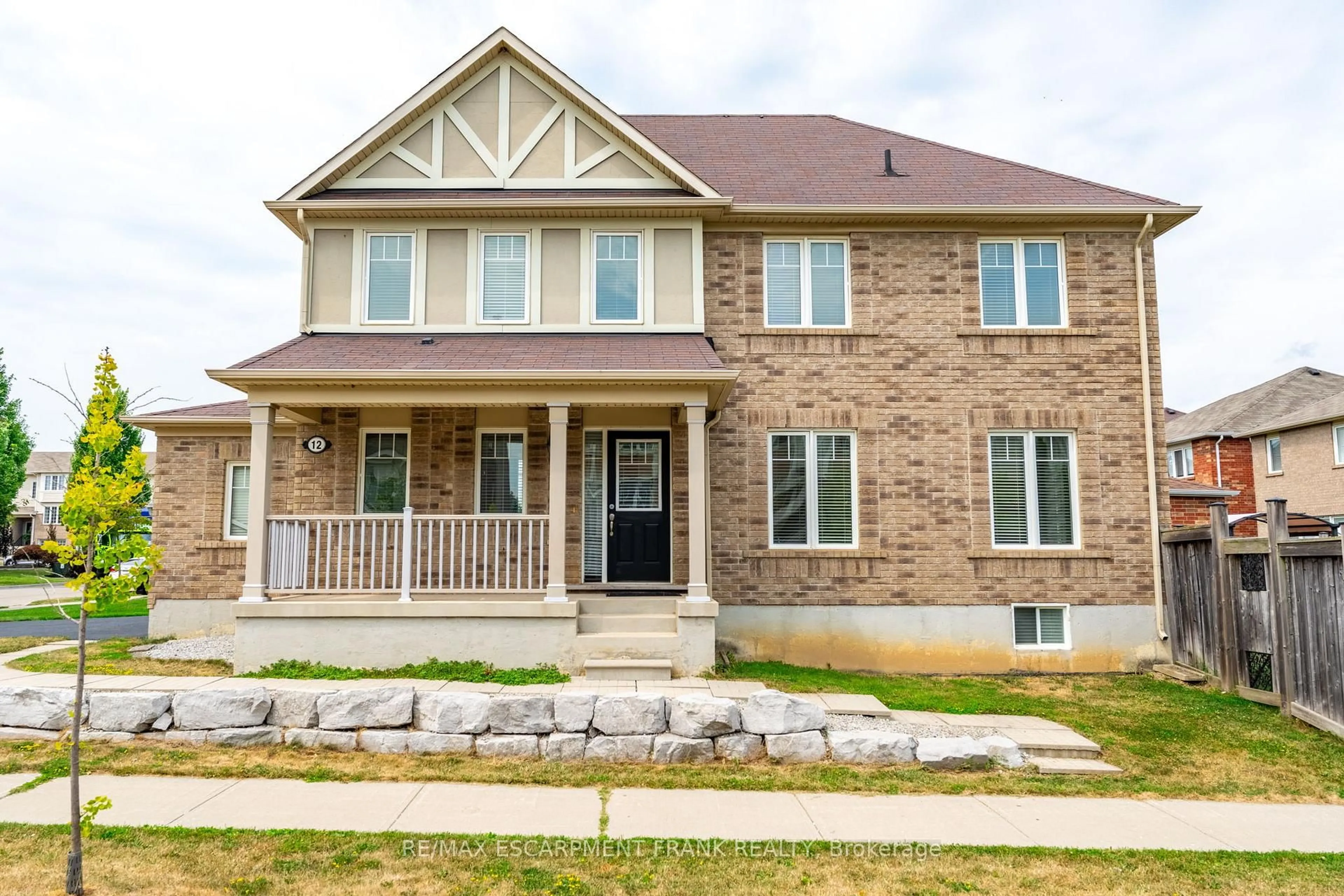 Home with brick exterior material, street for 12 EMICK Dr, Hamilton Ontario L9K 0C8