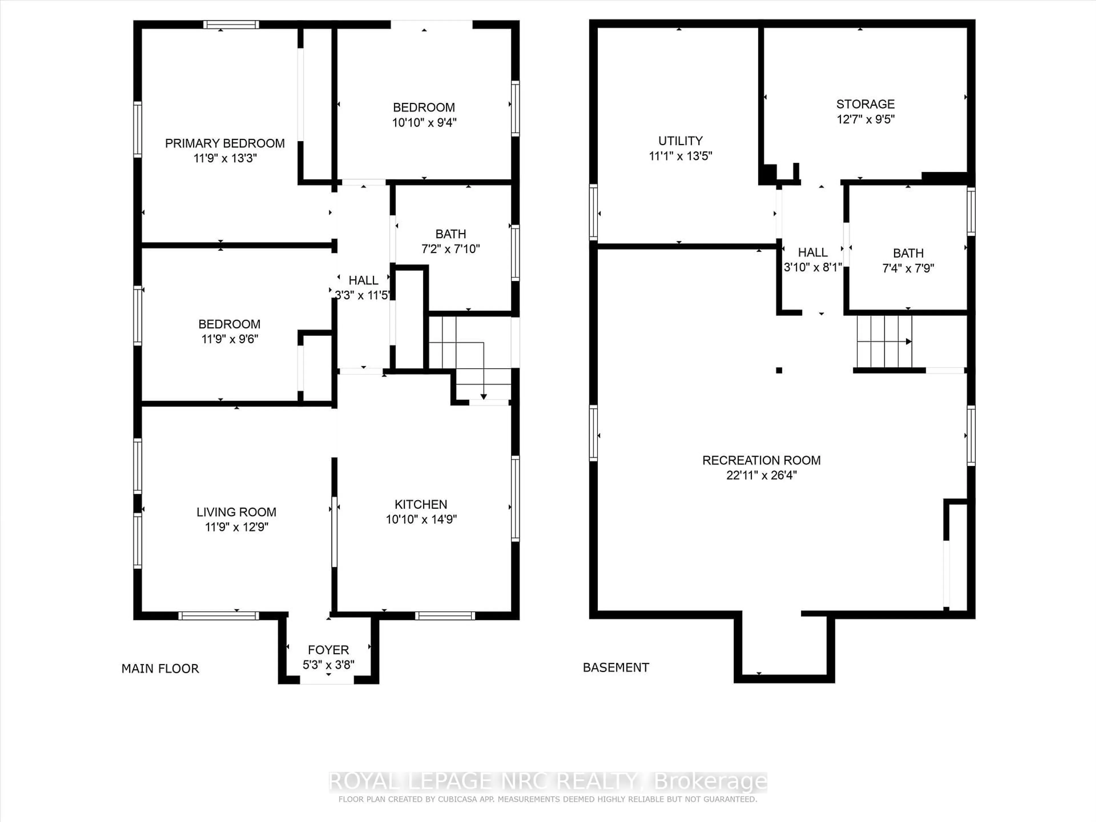 Floor plan for 19 Seymour Ave, St. Catharines Ontario L2P 1A3