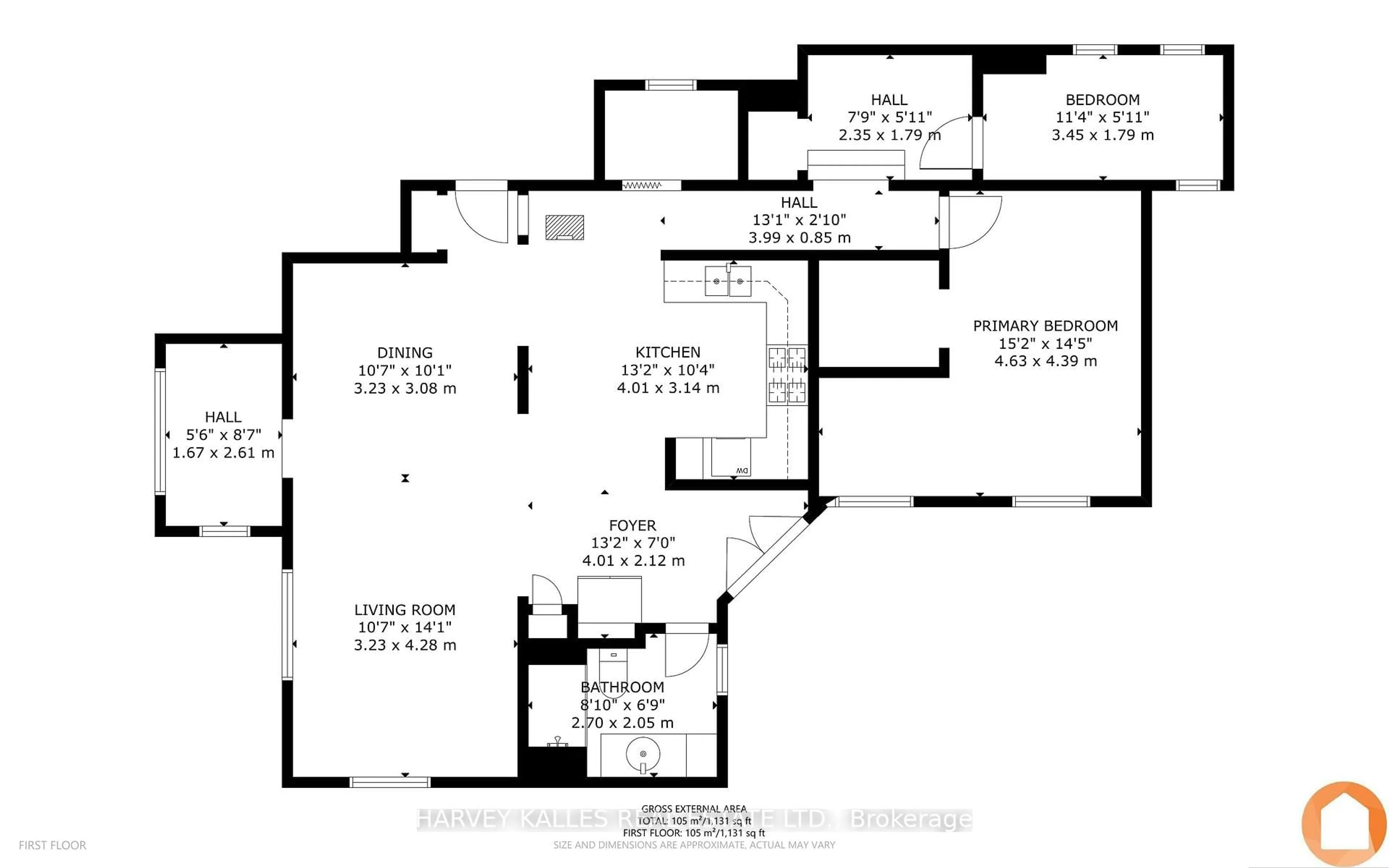 Floor plan for 30 Maitland St, Prince Edward County Ontario K0K 2T0