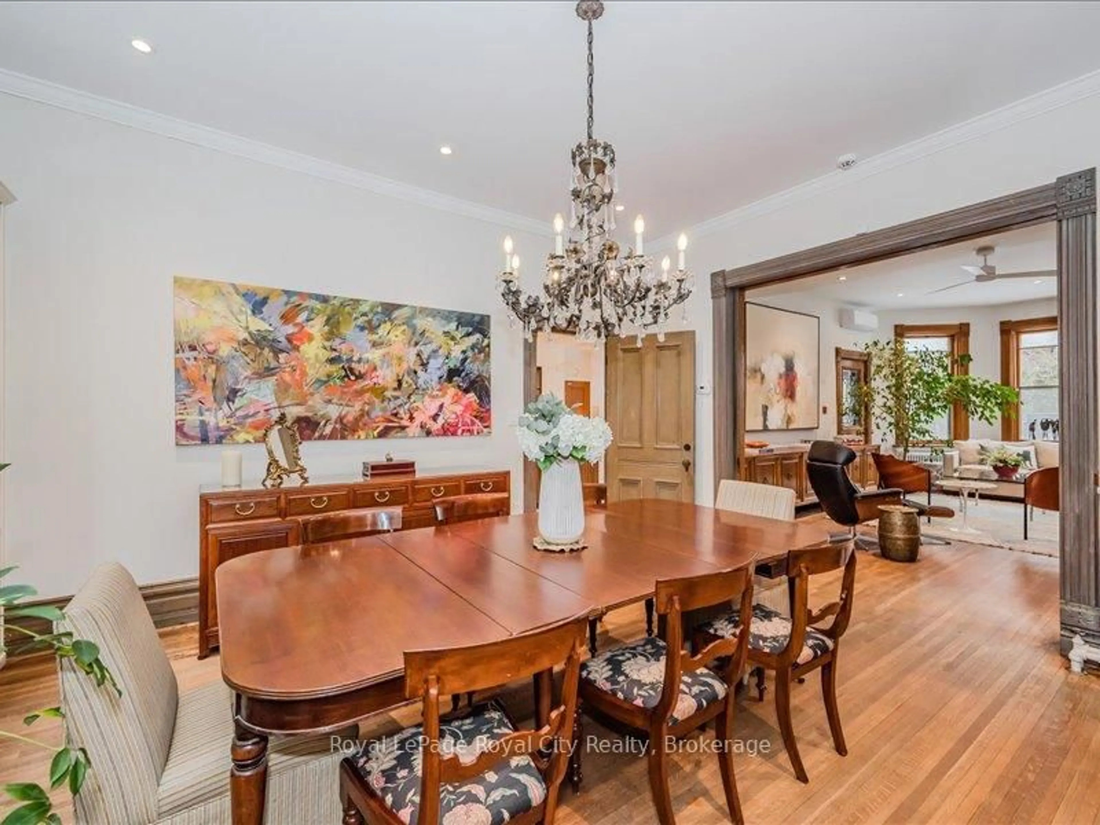 Dining room, wood/laminate floor for 80 London Rd, Guelph Ontario N1H 2B7