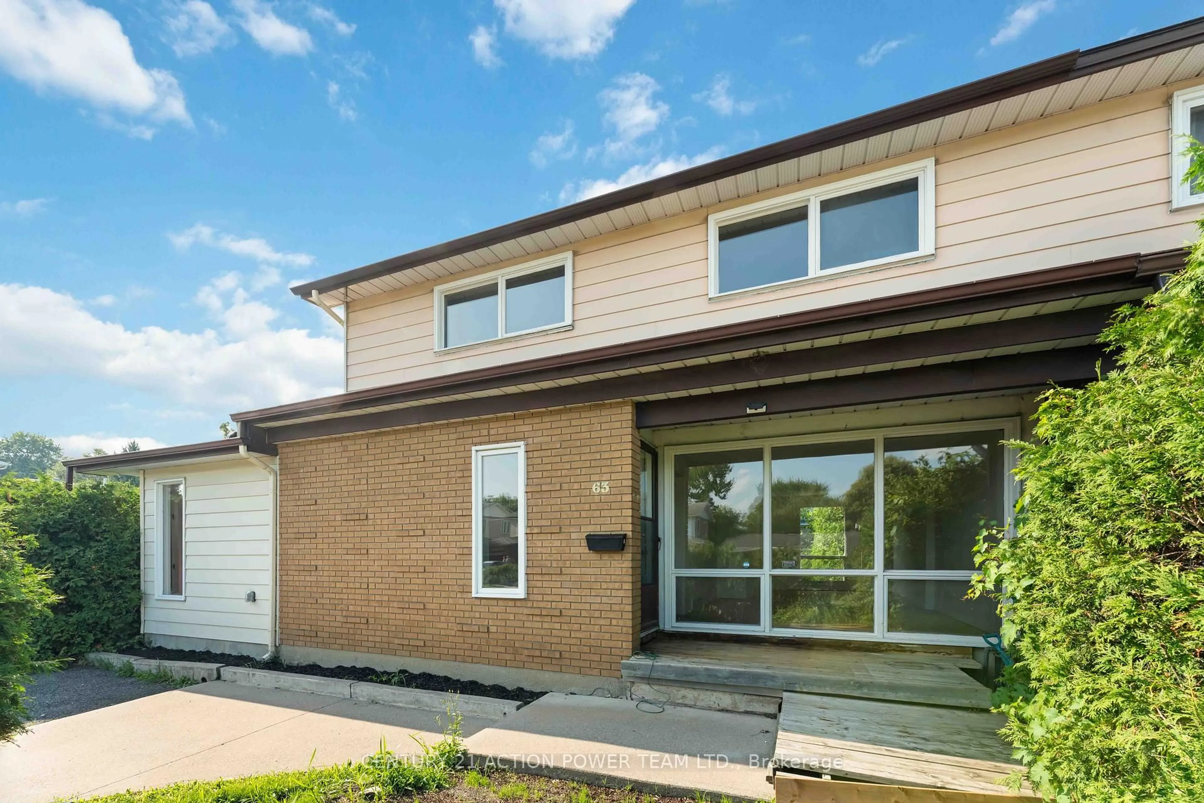 Home with brick exterior material, street for 63 Chesterton Dr, Ottawa Ontario K2E 5T4