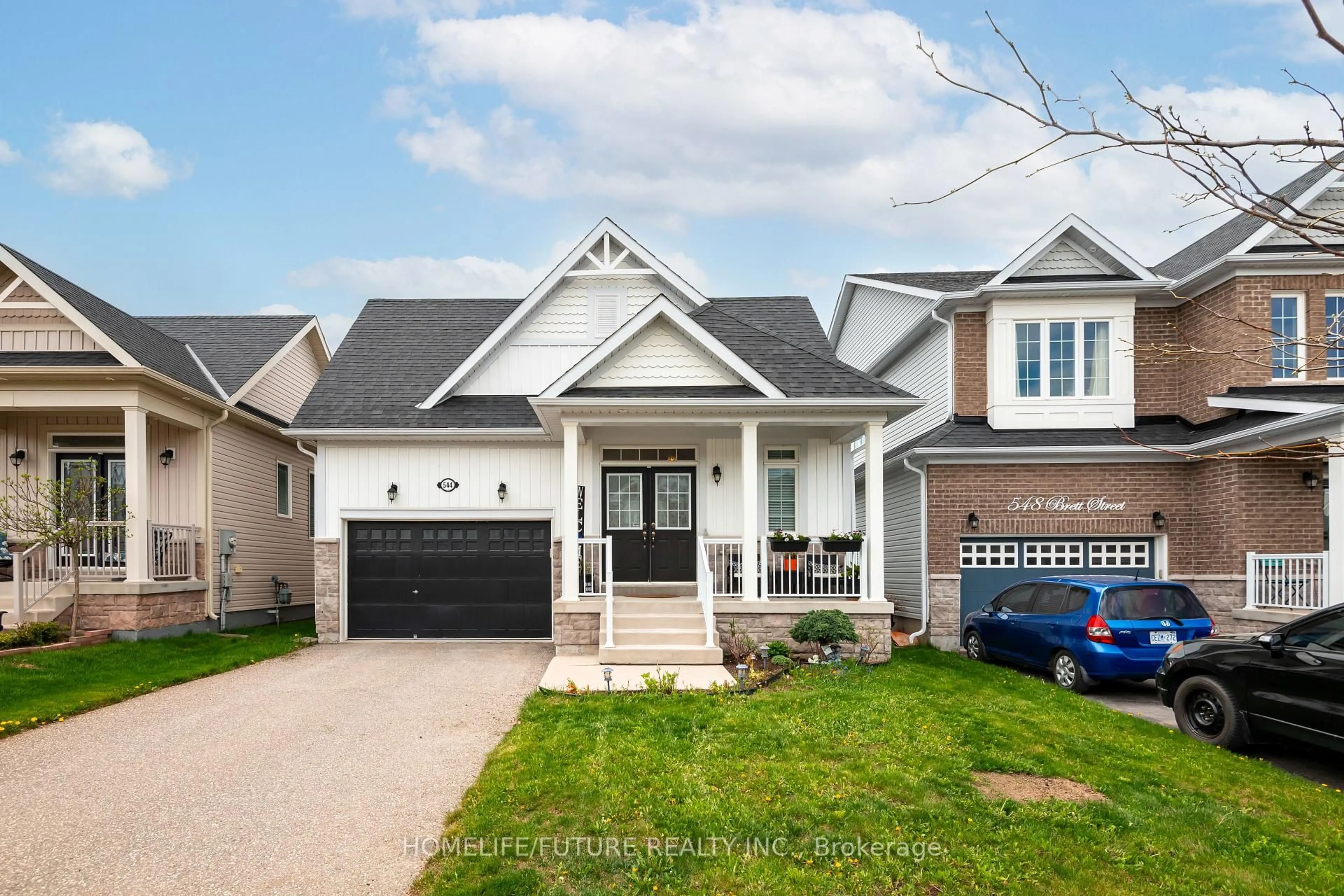 Home with brick exterior material, street for 544 Brett St, Shelburne Ontario L9V 3V5
