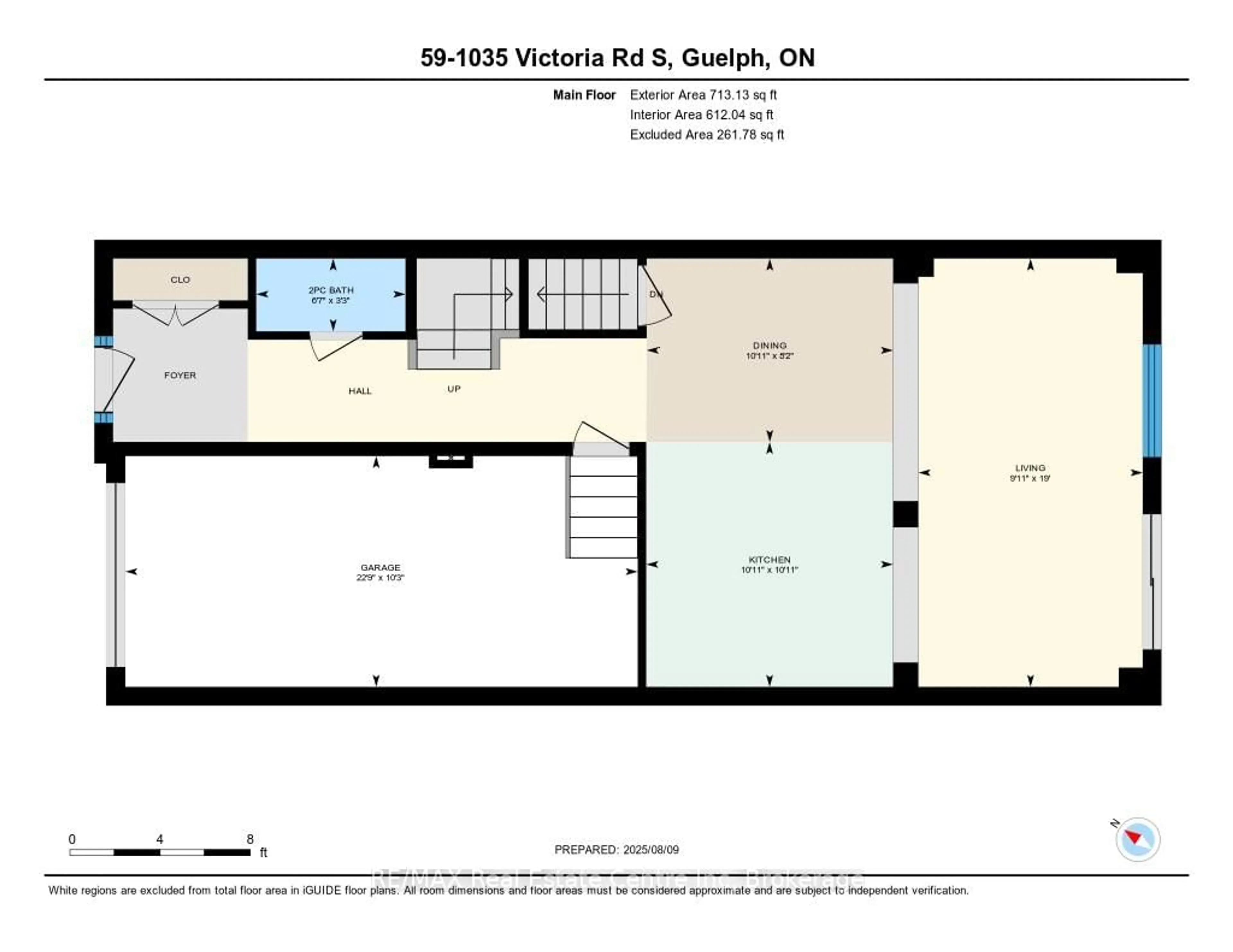 Floor plan for 1035 Victoria Rd #59, Guelph Ontario N1L 1B3