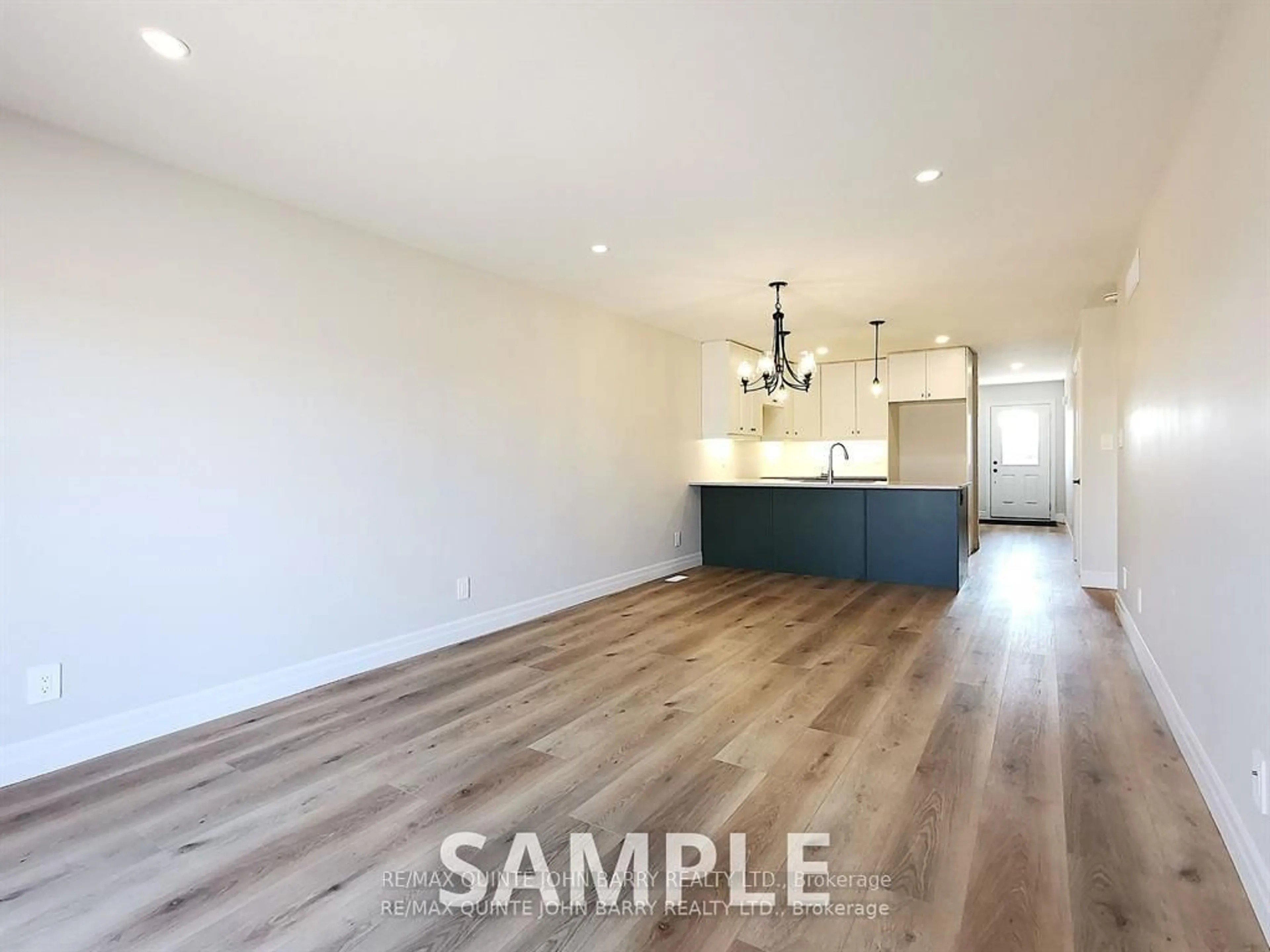 Open concept kitchen, wood/laminate floor for 23 Parkland Circle #Lot 40, Quinte West Ontario K8V 0R3