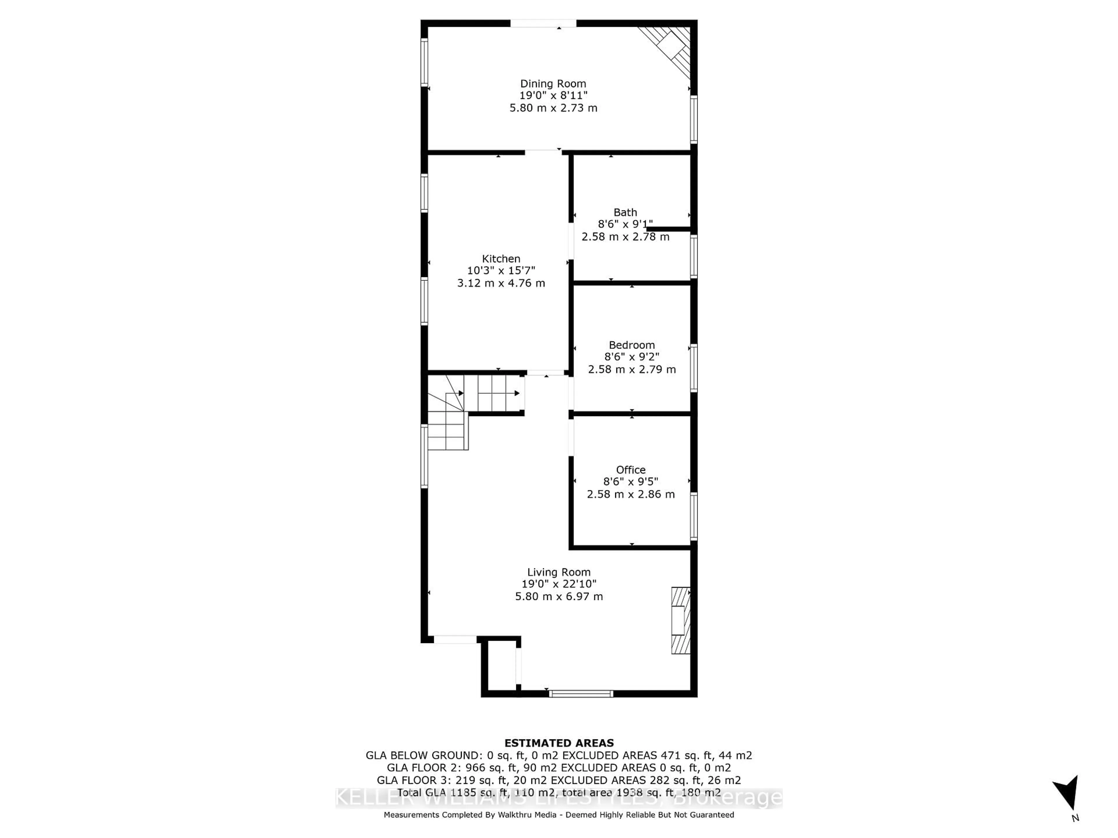 Floor plan for 18 SYCAMORE St, London East Ontario N5Z 1K7