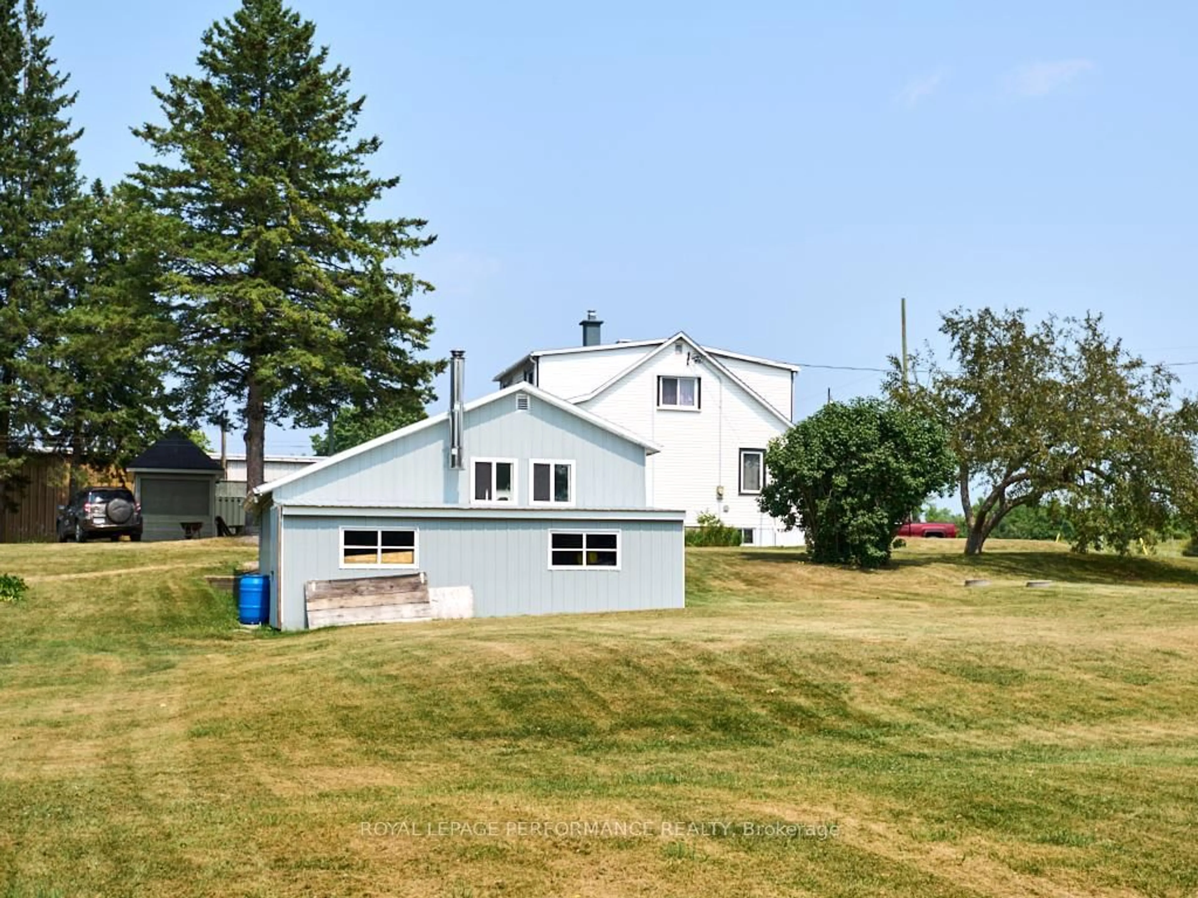 A pic from outside/outdoor area/front of a property/back of a property/a pic from drone, unknown for 2756 Highway 34 Highway, Champlain Ontario K6A 0E5