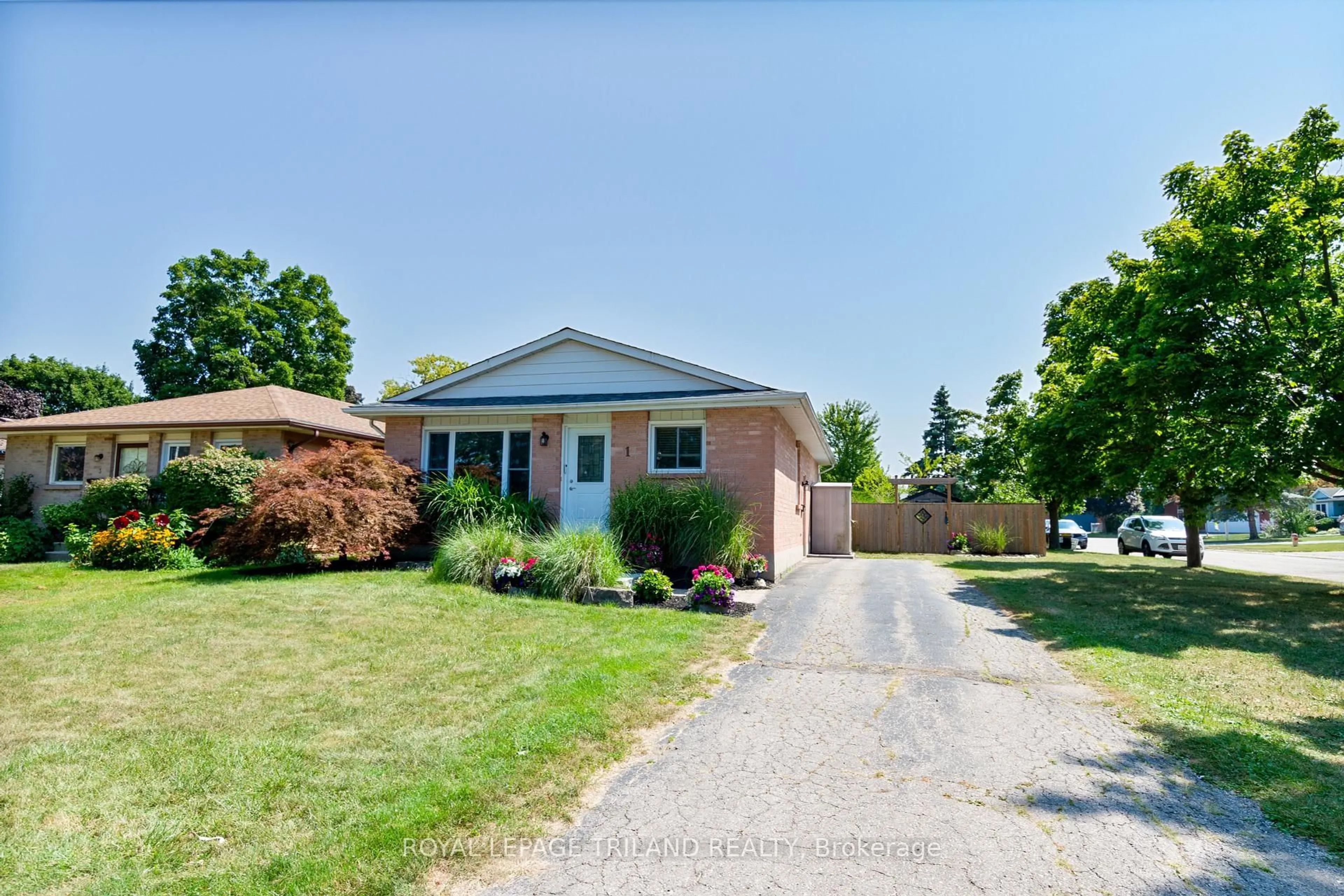 Home with brick exterior material, street for 1 Paddon St, St. Thomas Ontario N5R 5S8
