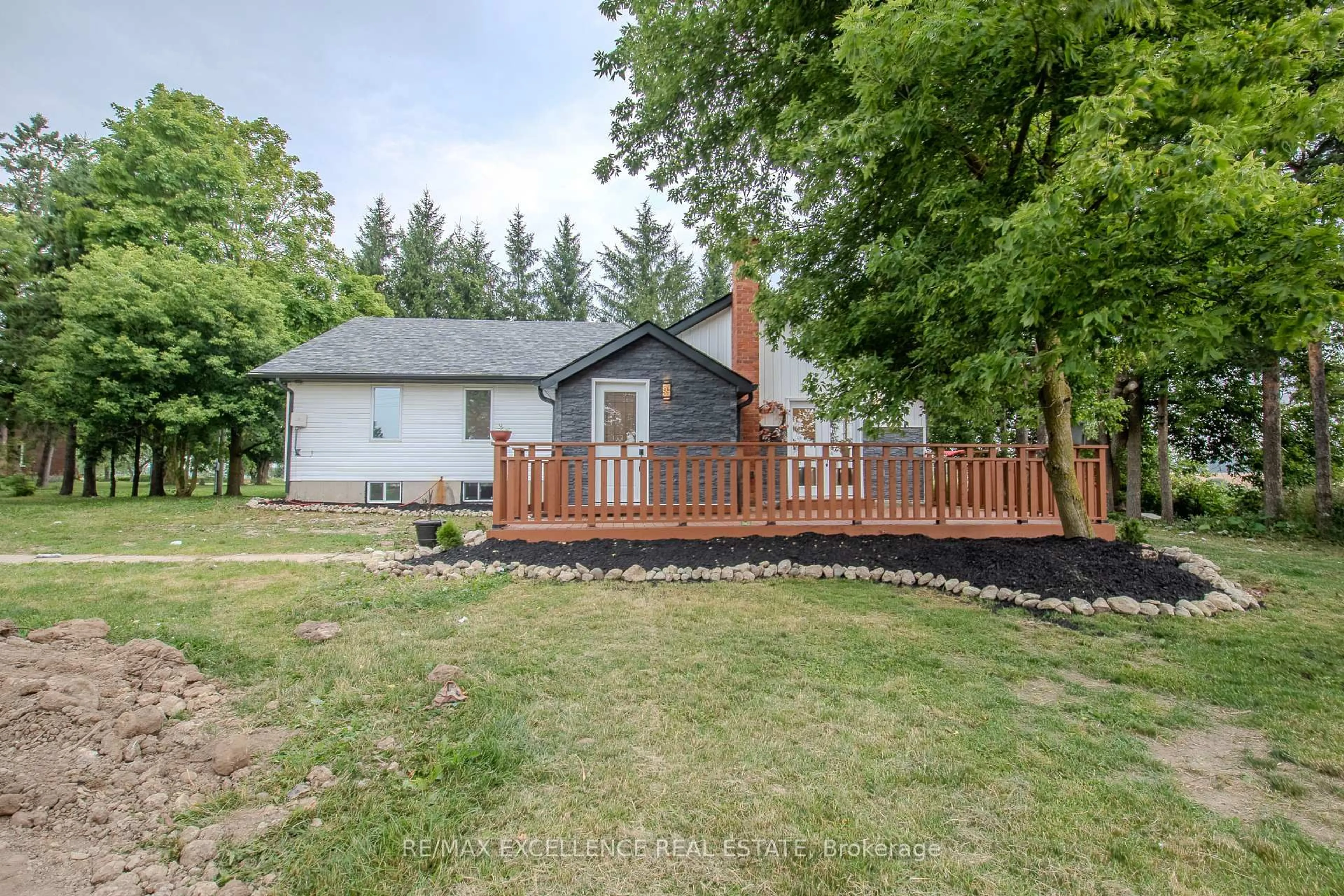 A pic from outside/outdoor area/front of a property/back of a property/a pic from drone, unknown for 441038 Concession 12-13 Rd, East Luther Grand Valley Ontario L9W 0Z9