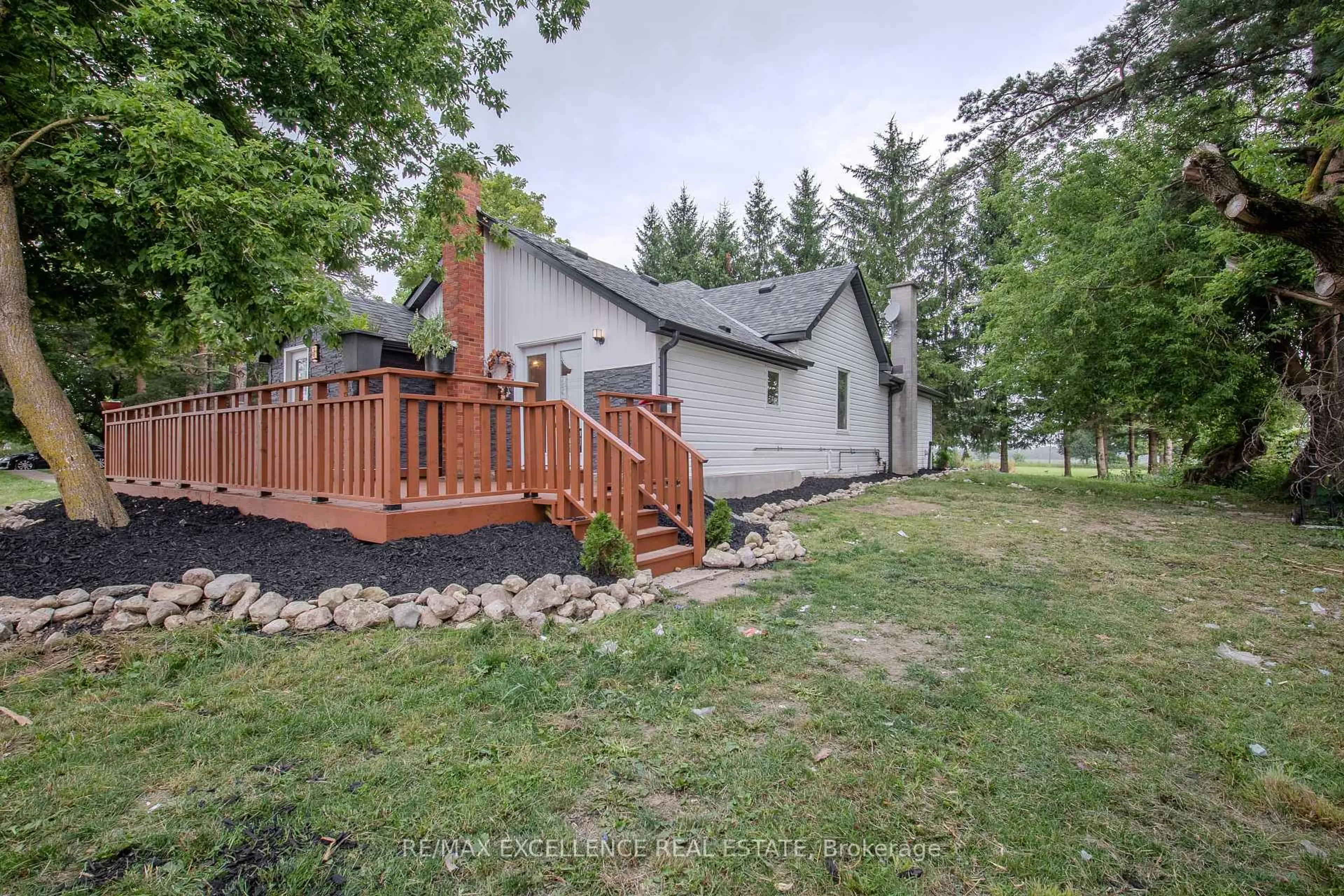A pic from outside/outdoor area/front of a property/back of a property/a pic from drone, unknown for 441038 Concession 12-13 Rd, East Luther Grand Valley Ontario L9W 0Z9