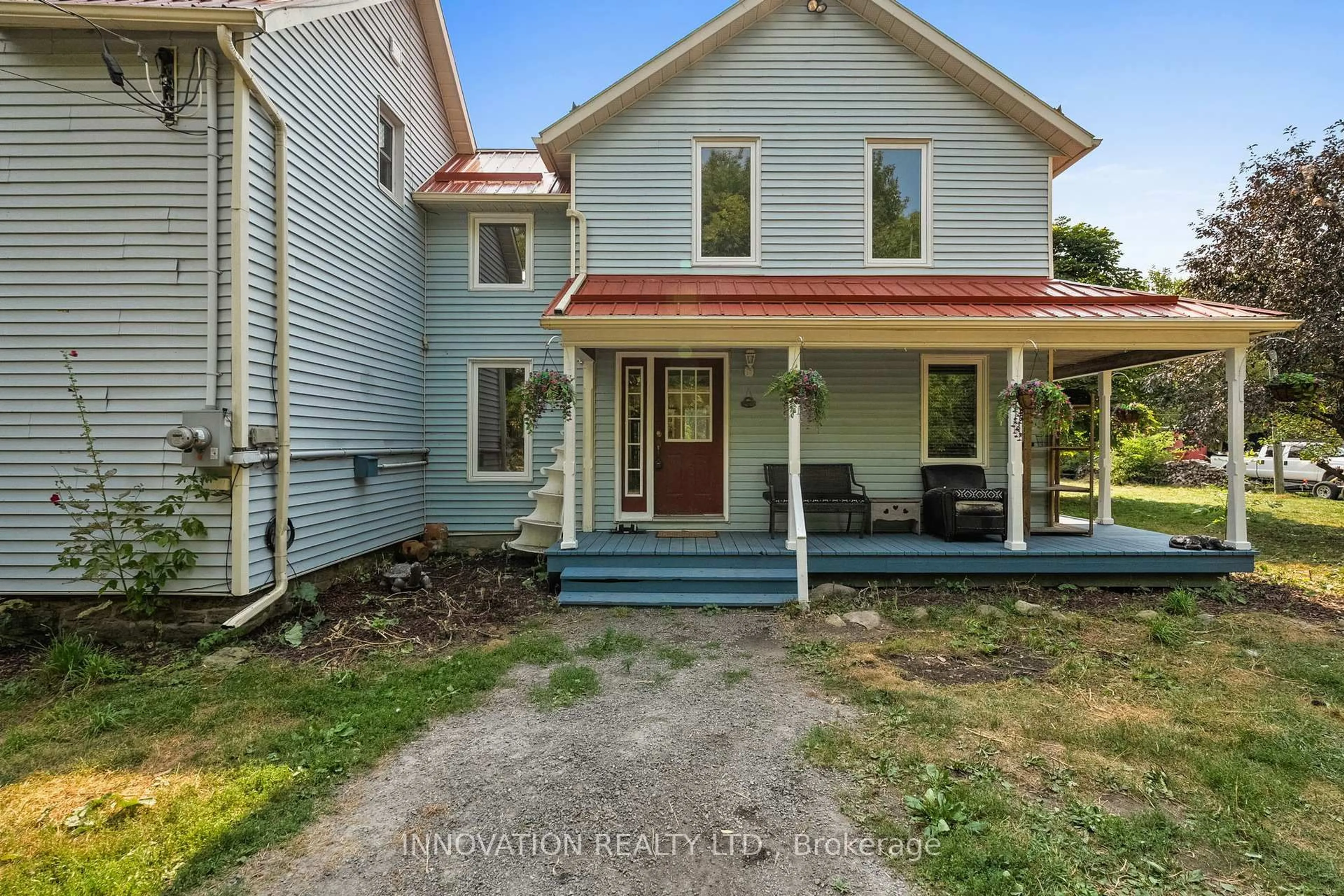 A pic from outside/outdoor area/front of a property/back of a property/a pic from drone, street for 2229 County Road 20 Rd, North Grenville Ontario K0G 1T0