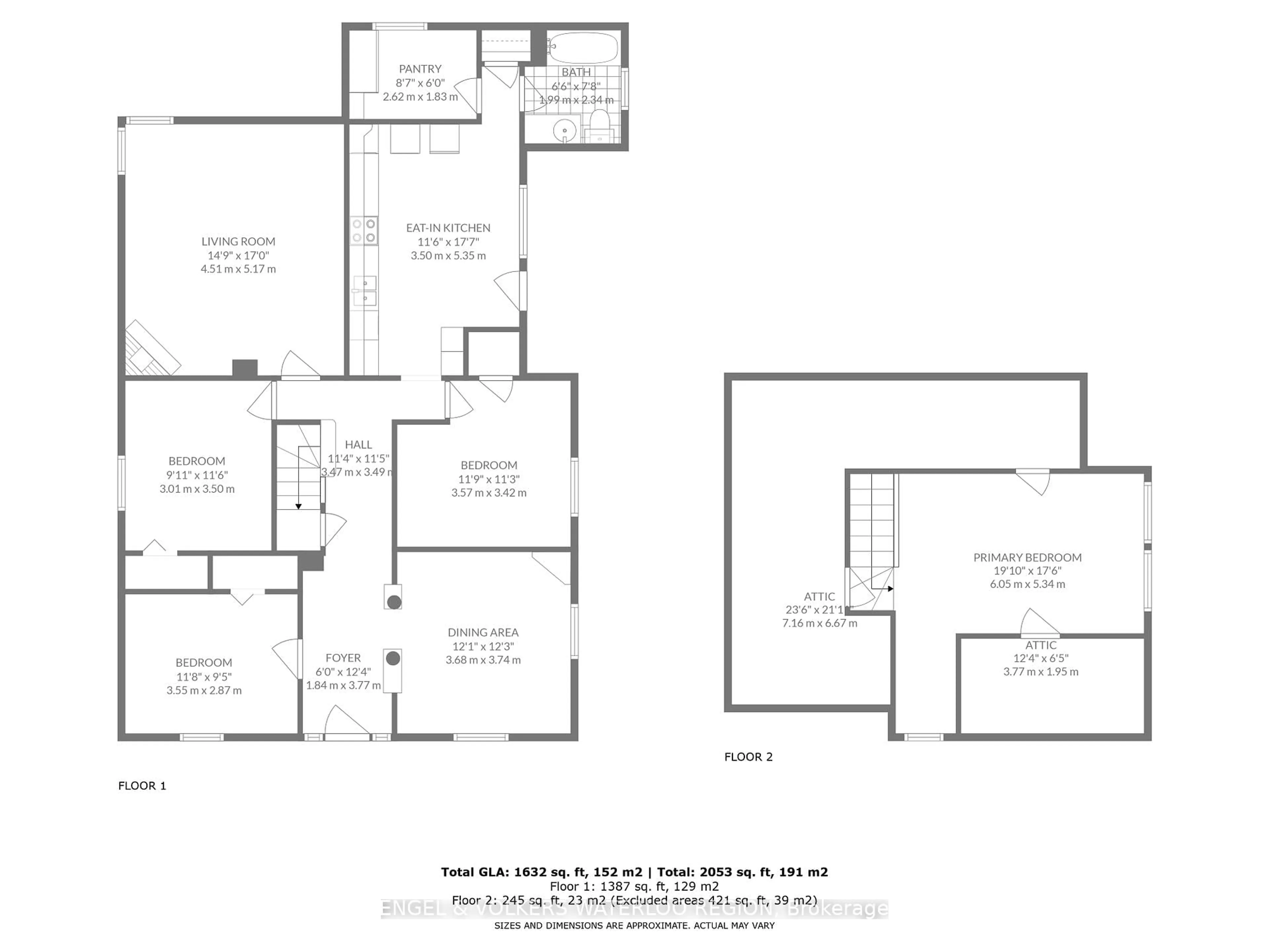 Floor plan for 35 Birch St, Cambridge Ontario N1R 2M4