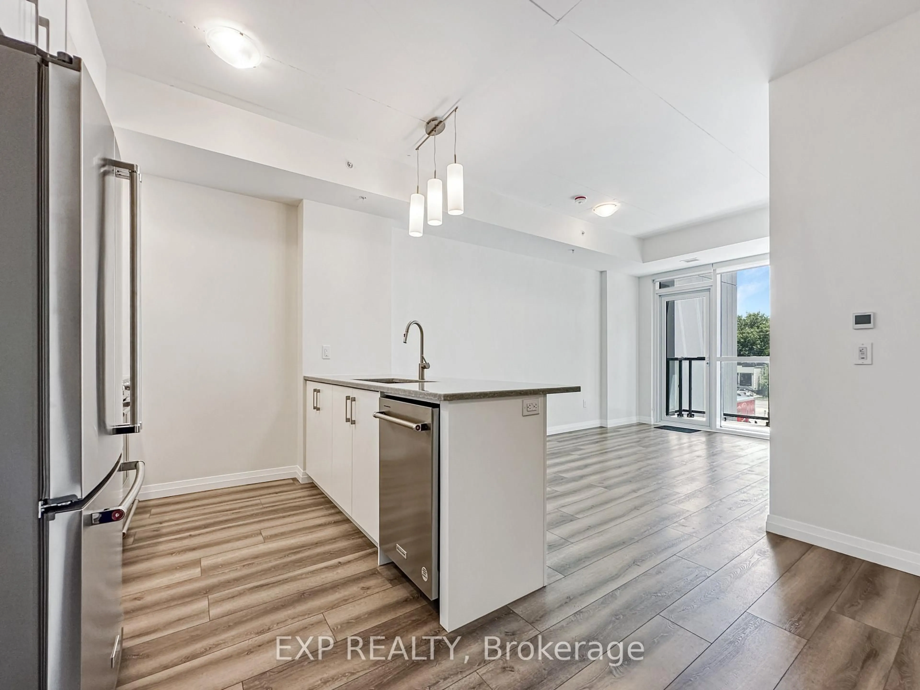 Open concept kitchen, unknown for 108 Garment St #201, Kitchener Ontario N2G 0E3