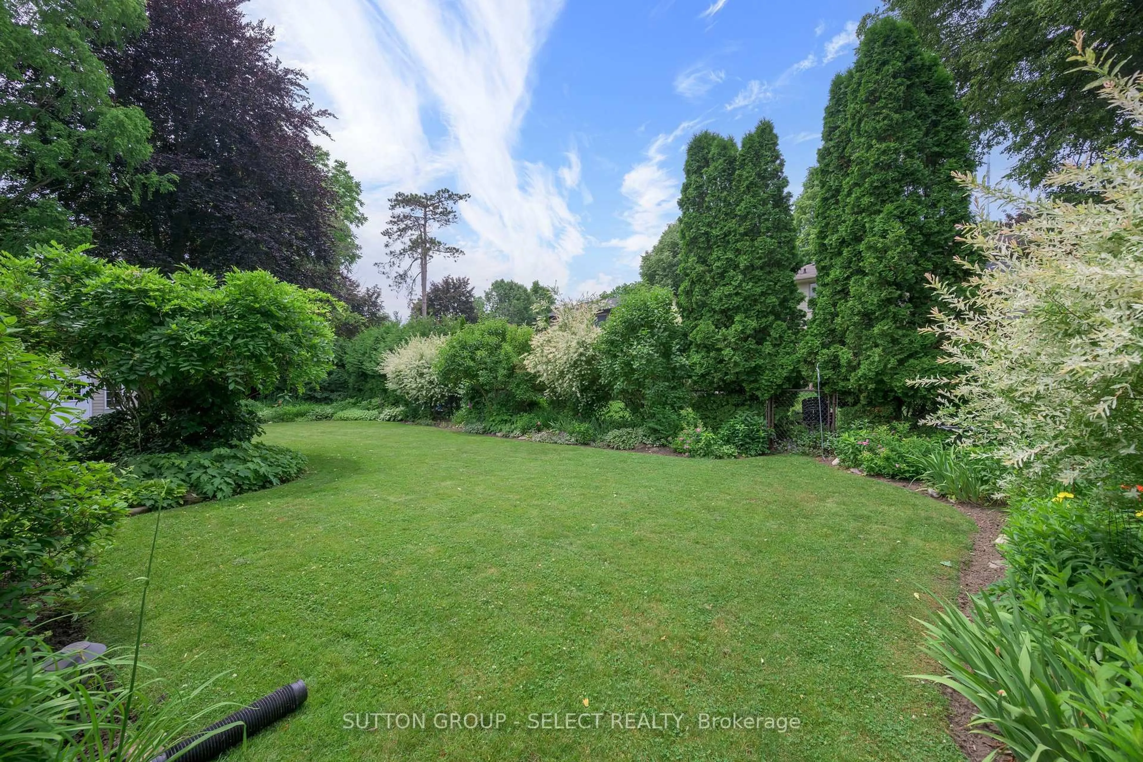 A pic from outside/outdoor area/front of a property/back of a property/a pic from drone, forest/trees view for 46 Grand View Cres, London South Ontario N6K 2Y2