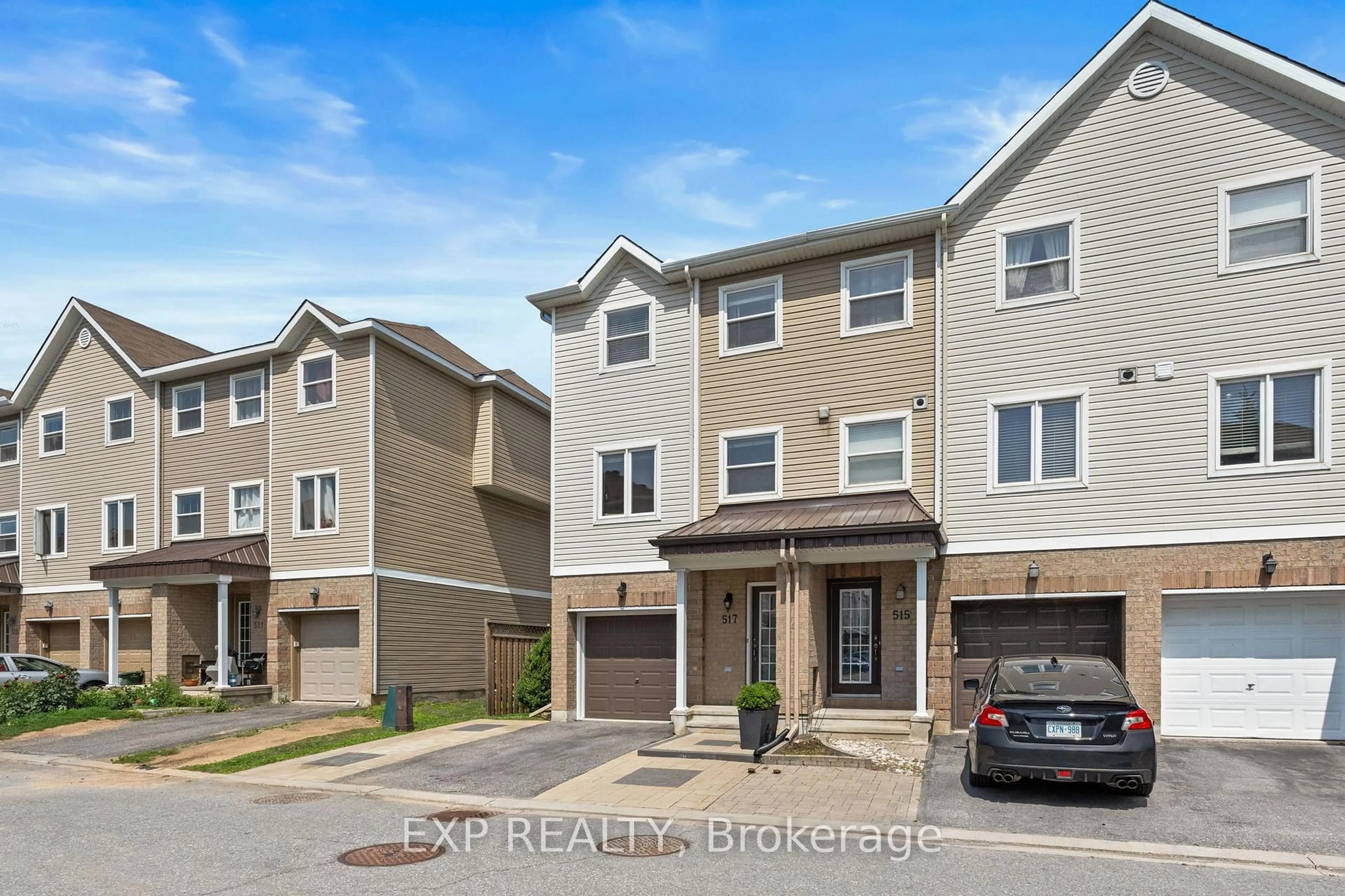 A pic from outside/outdoor area/front of a property/back of a property/a pic from drone, street for 517 Simran Private, Ottawa Ontario K2J 3T3