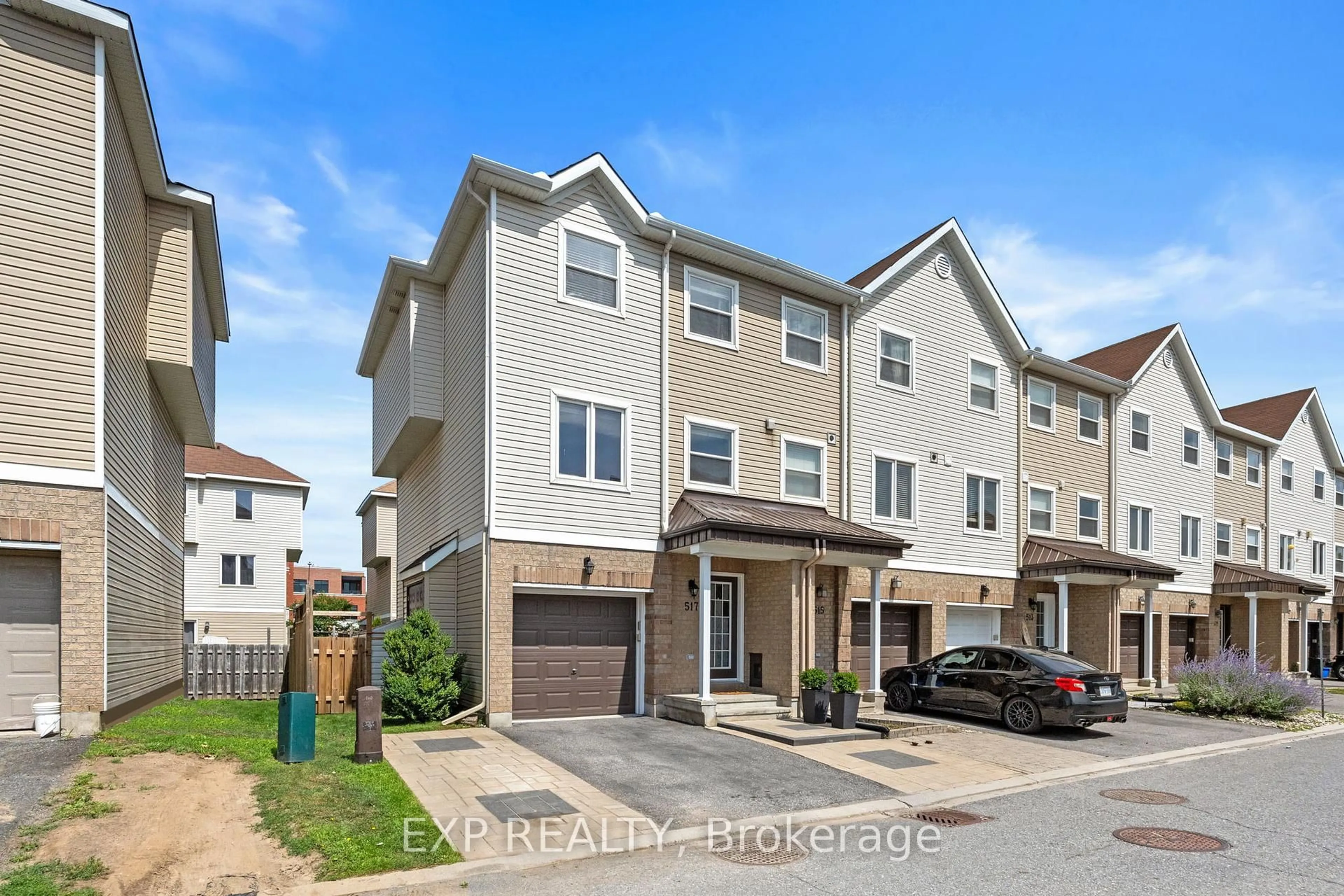 A pic from outside/outdoor area/front of a property/back of a property/a pic from drone, street for 517 Simran Private, Ottawa Ontario K2J 3T3
