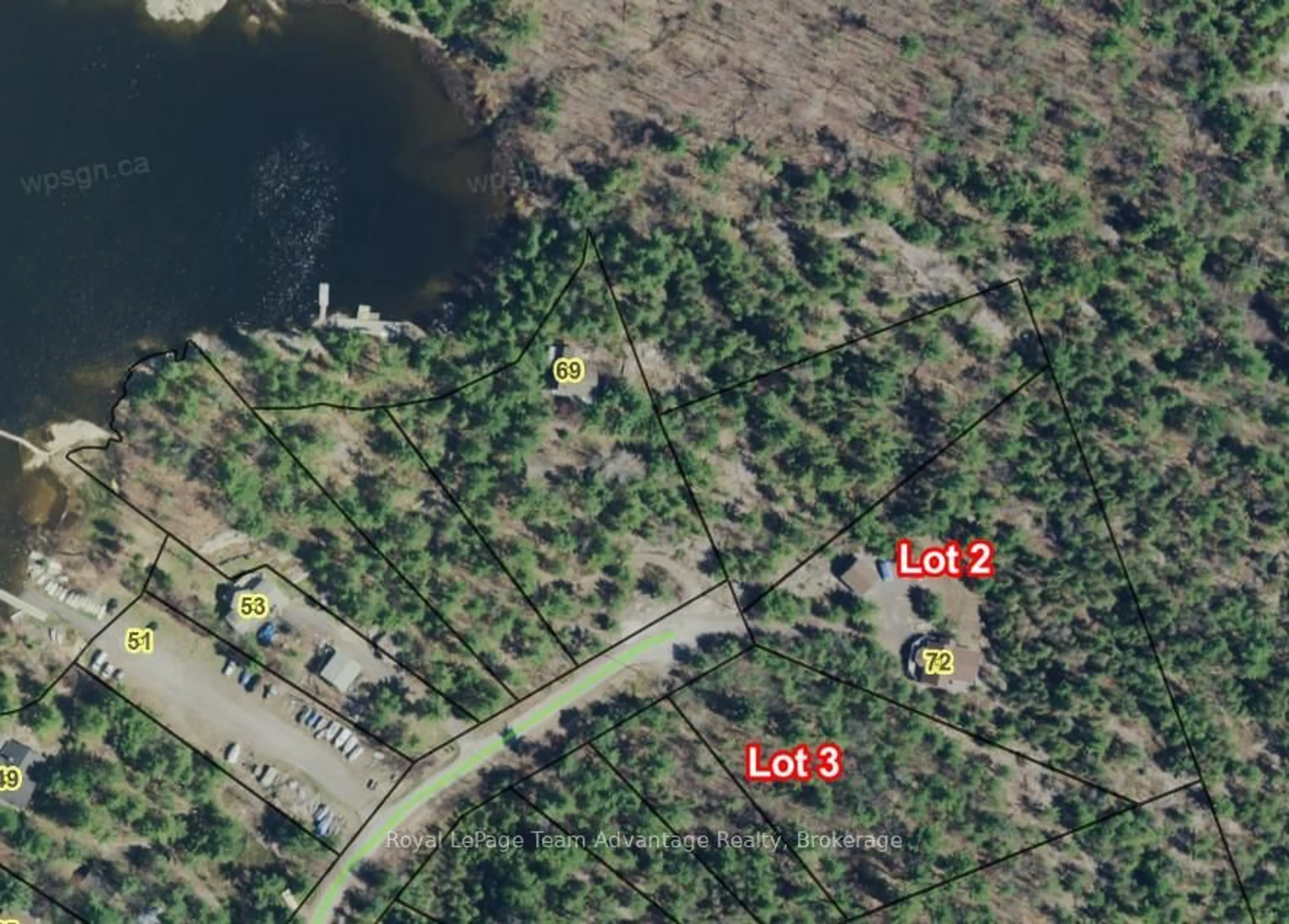 A pic from outside/outdoor area/front of a property/back of a property/a pic from drone, water/lake/river/ocean view for 72 RICHWOOD Dr, The Archipelago Ontario P0G 1G0
