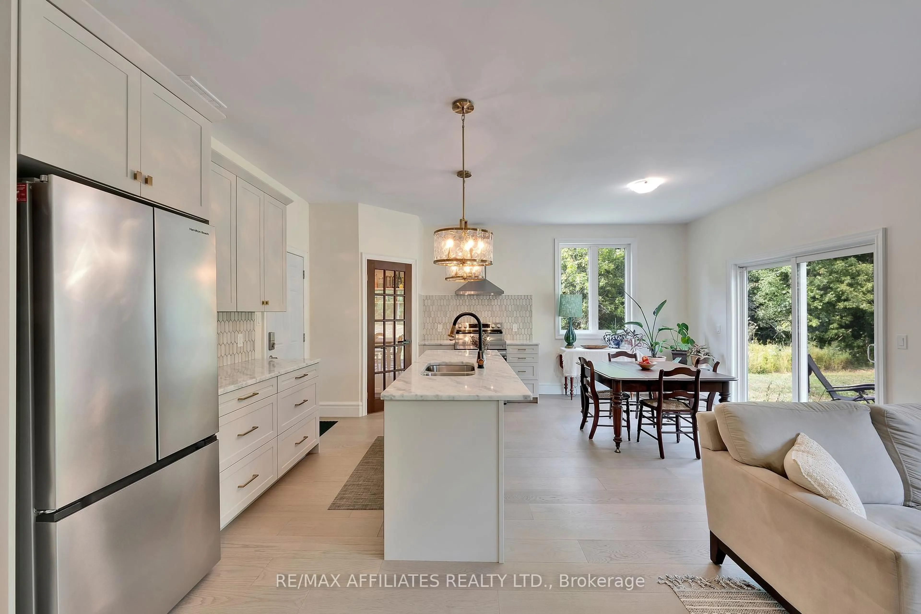 Open concept kitchen, ceramic/tile floor for 8 Simcoe St, Rideau Lakes Ontario K0G 1P0