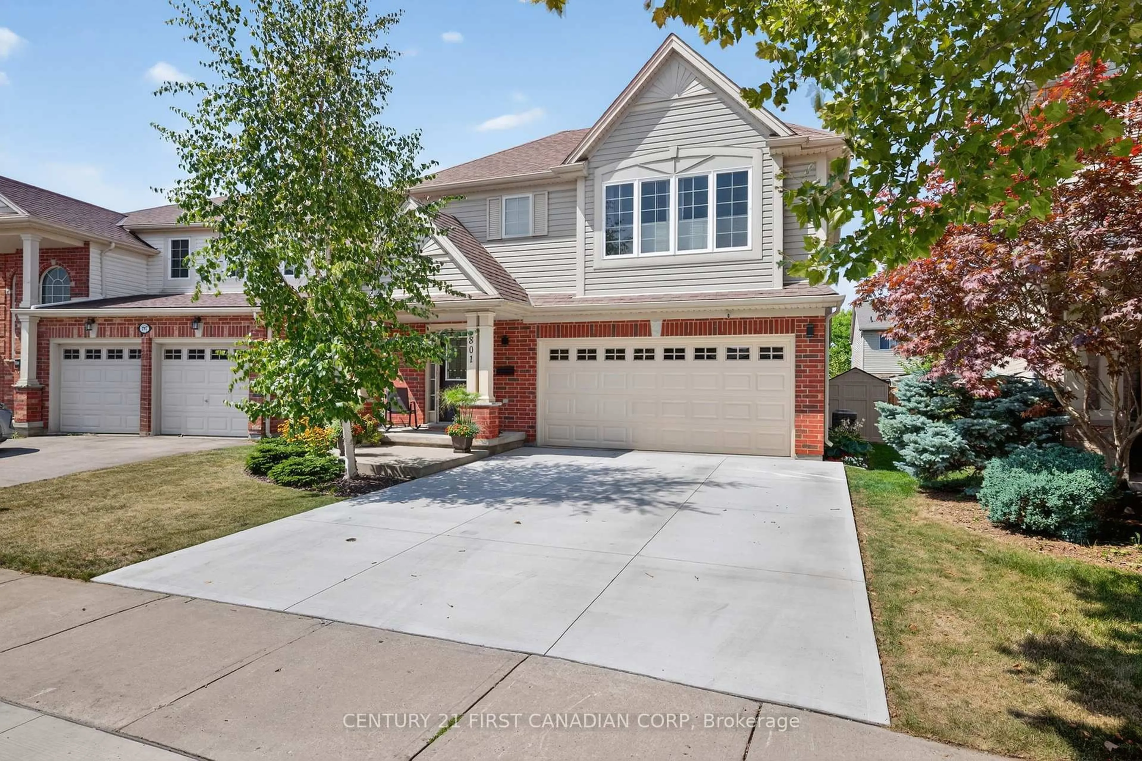 Home with brick exterior material, street for 801 North Leaksdale Circ, London South Ontario N6M 1L9