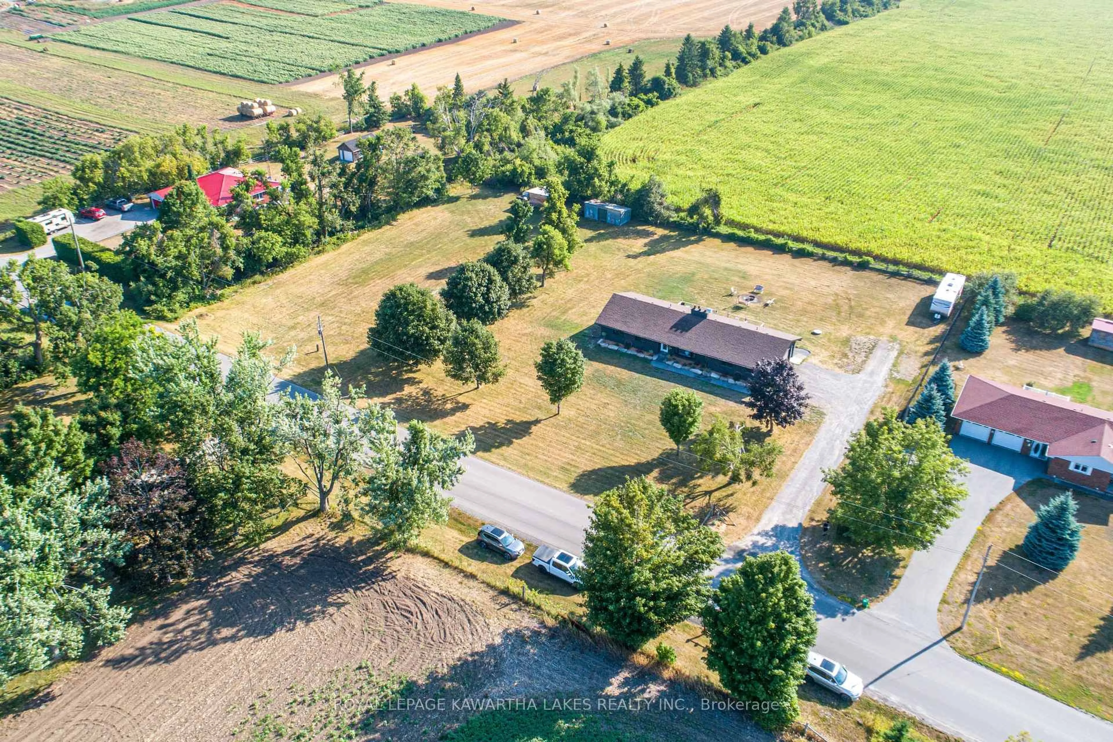 A pic from outside/outdoor area/front of a property/back of a property/a pic from drone, unknown for 1152 Killarney Bay Rd, Kawartha Lakes Ontario K0M 1G0