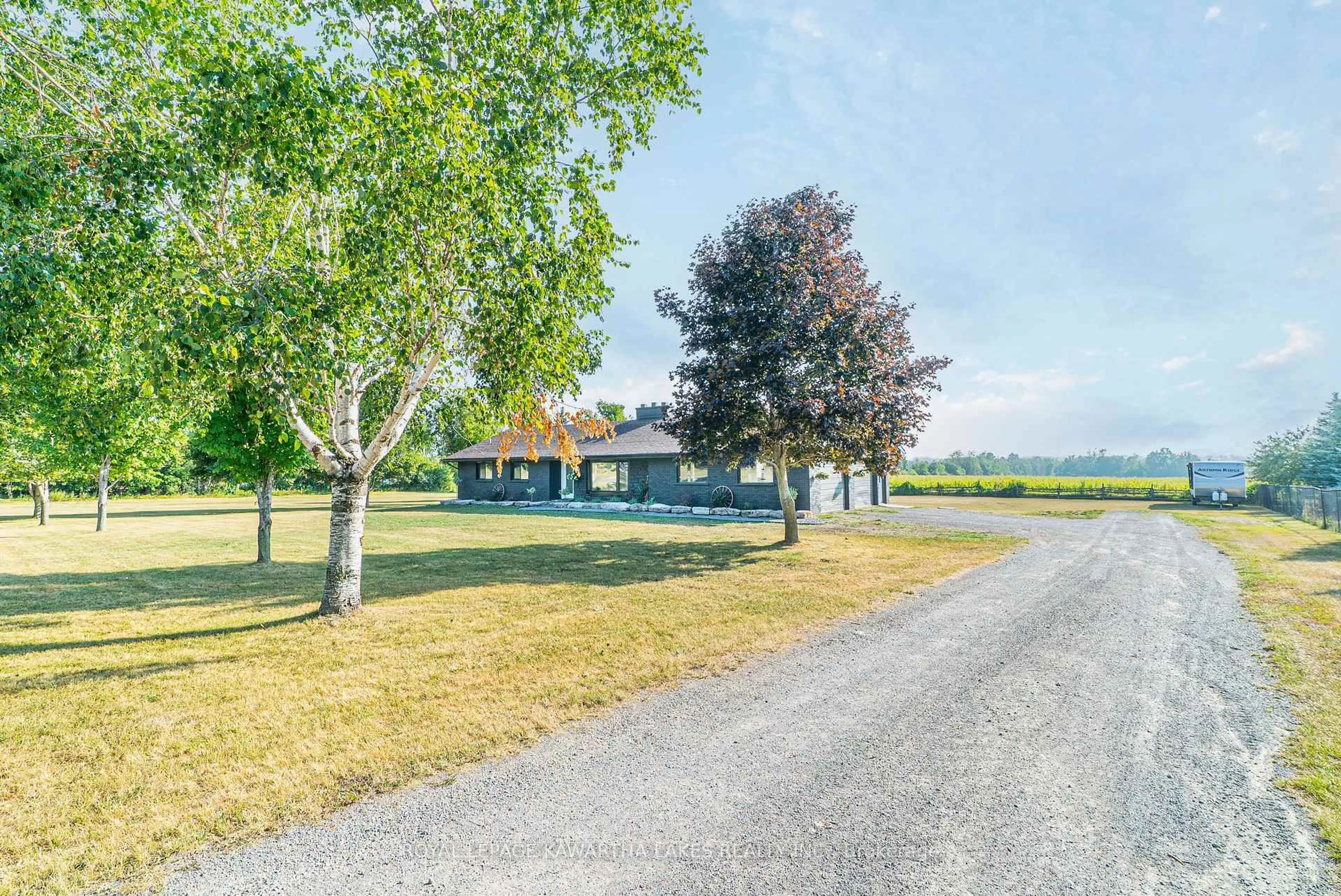 A pic from outside/outdoor area/front of a property/back of a property/a pic from drone, street for 1152 Killarney Bay Rd, Kawartha Lakes Ontario K0M 1G0