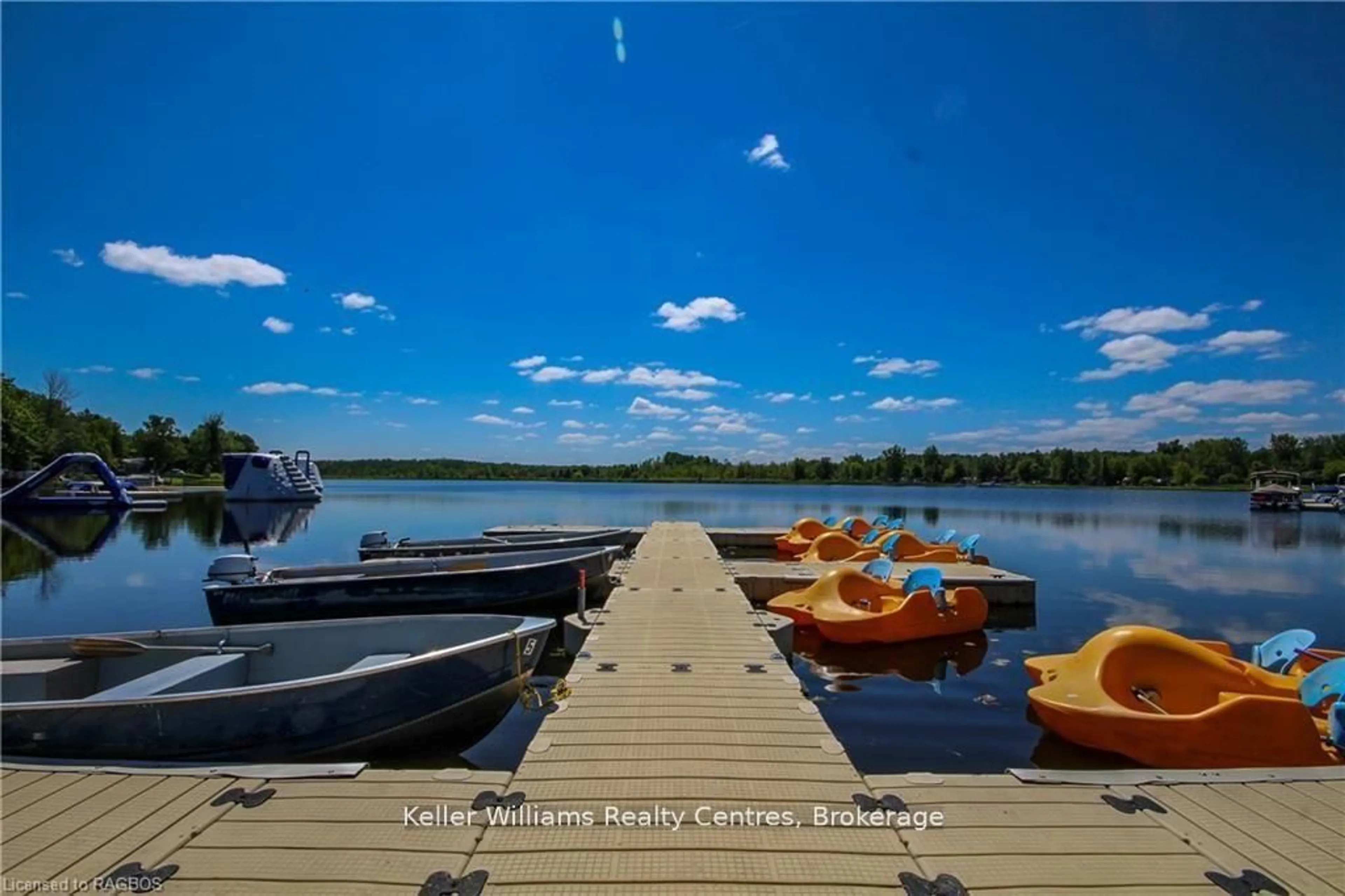 Patio, water/lake/river/ocean view for 13 Southline Ave #157, Huron-Kinloss Ontario N2Z 2X5