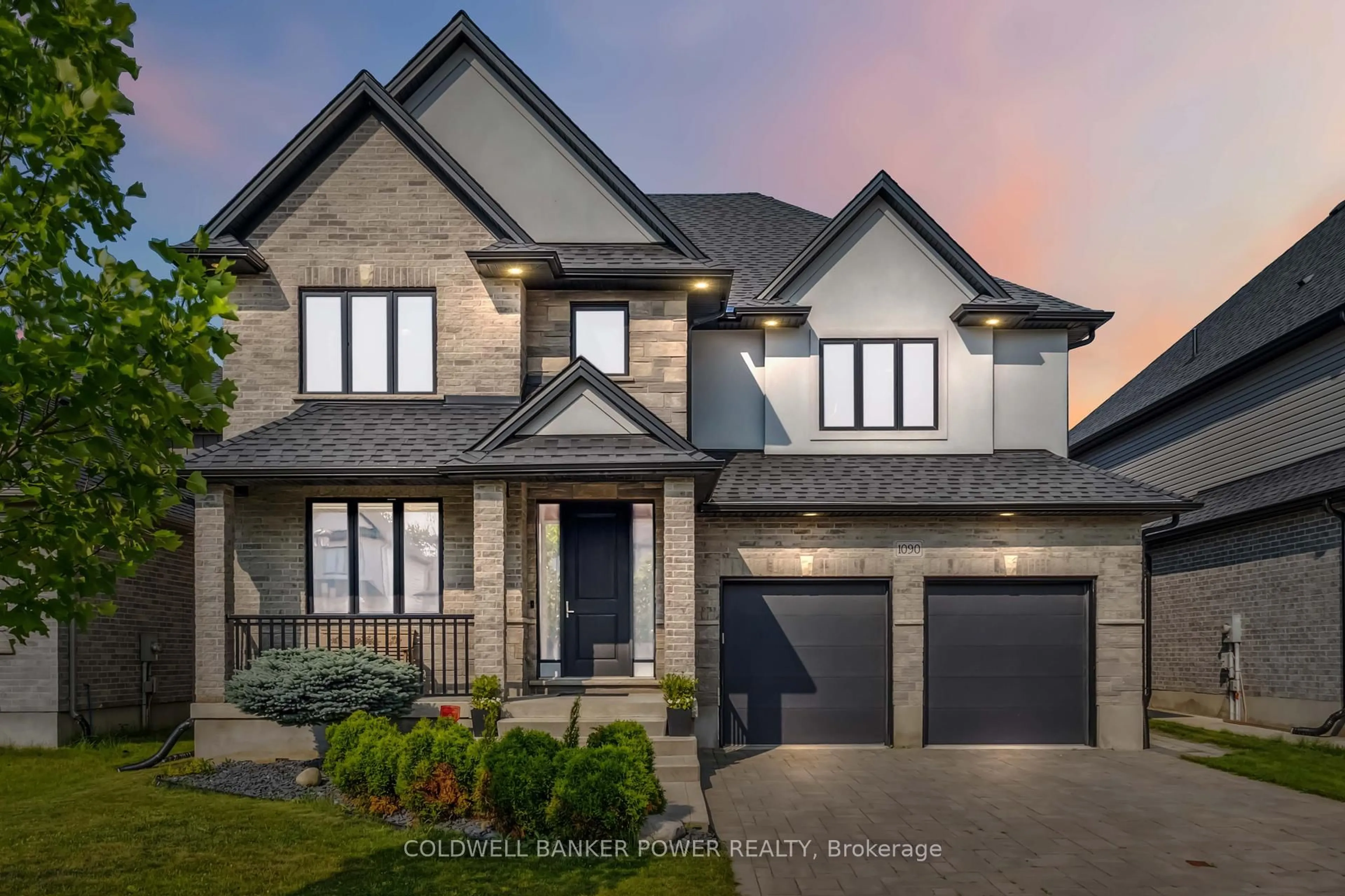 Home with brick exterior material, street for 1090 Eagletrace Dr, London North Ontario N6G 0S4